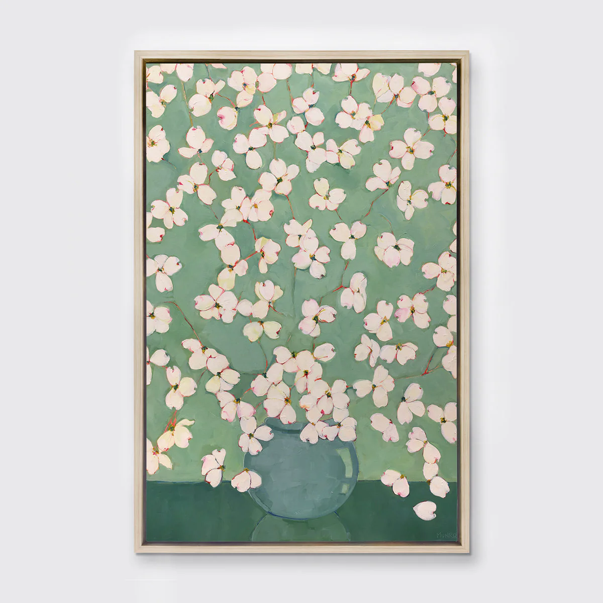 Dogwoods in Green - Open Edition Canvas Print - Image 7