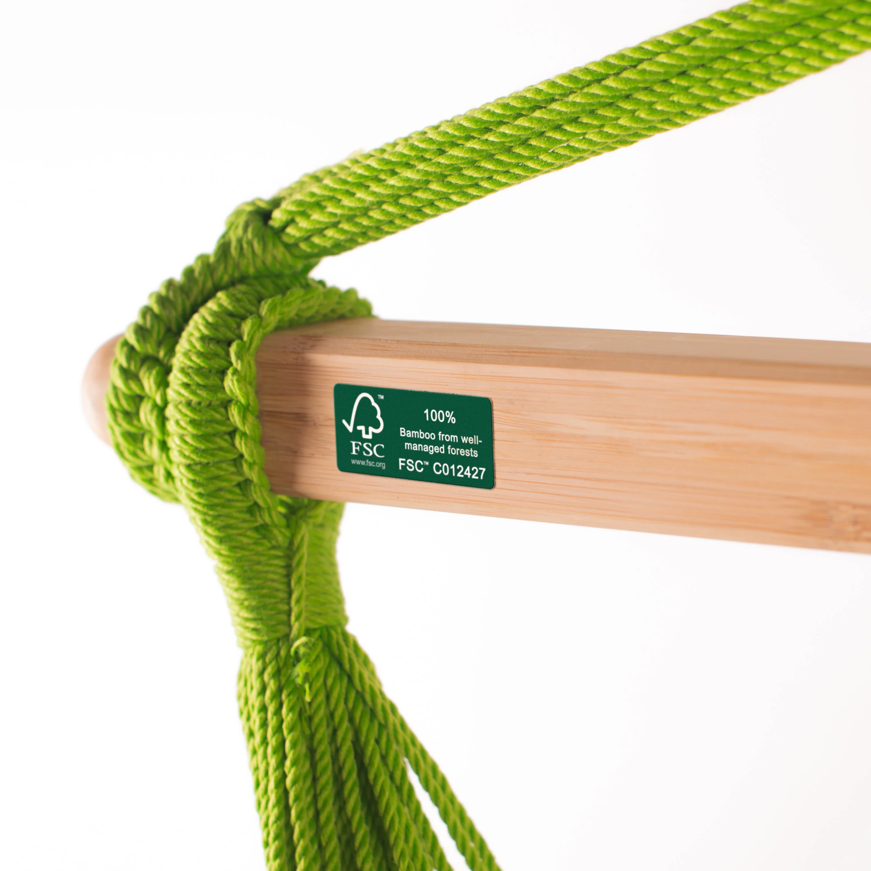Domingo Lime - Weather-Resistant Comfort Hammock Chair - Image 4
