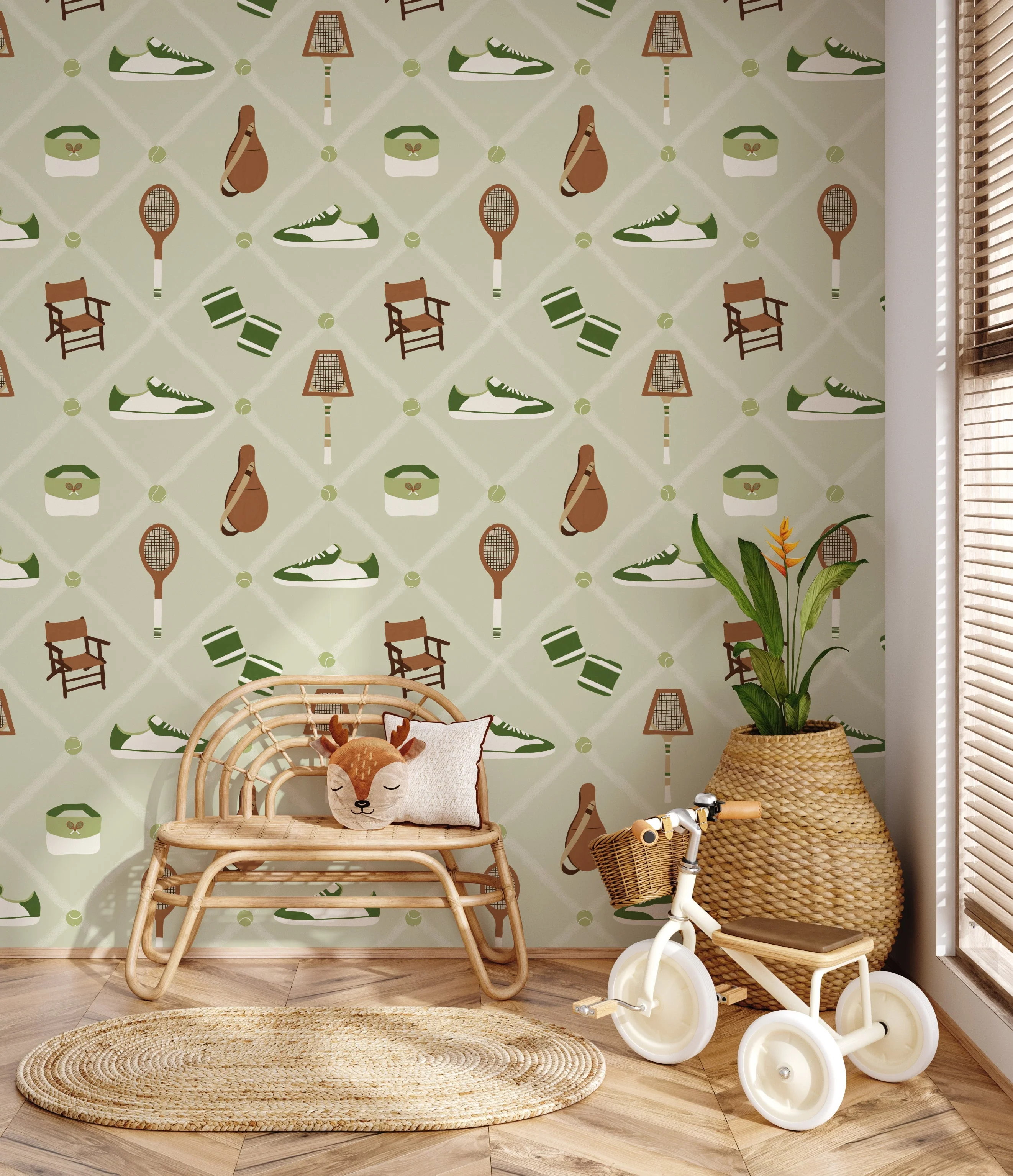 Doubles Wallpaper by Kristie Vargo - Image 2