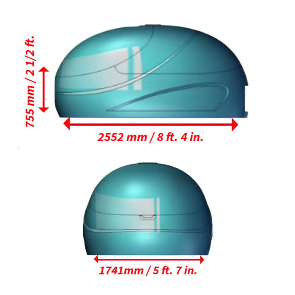 Dreampod V2 Commercial Home Flotation Sensory Isolation Tank Pod Spa [DPFP201WPE] (SAK93817) - Image 13