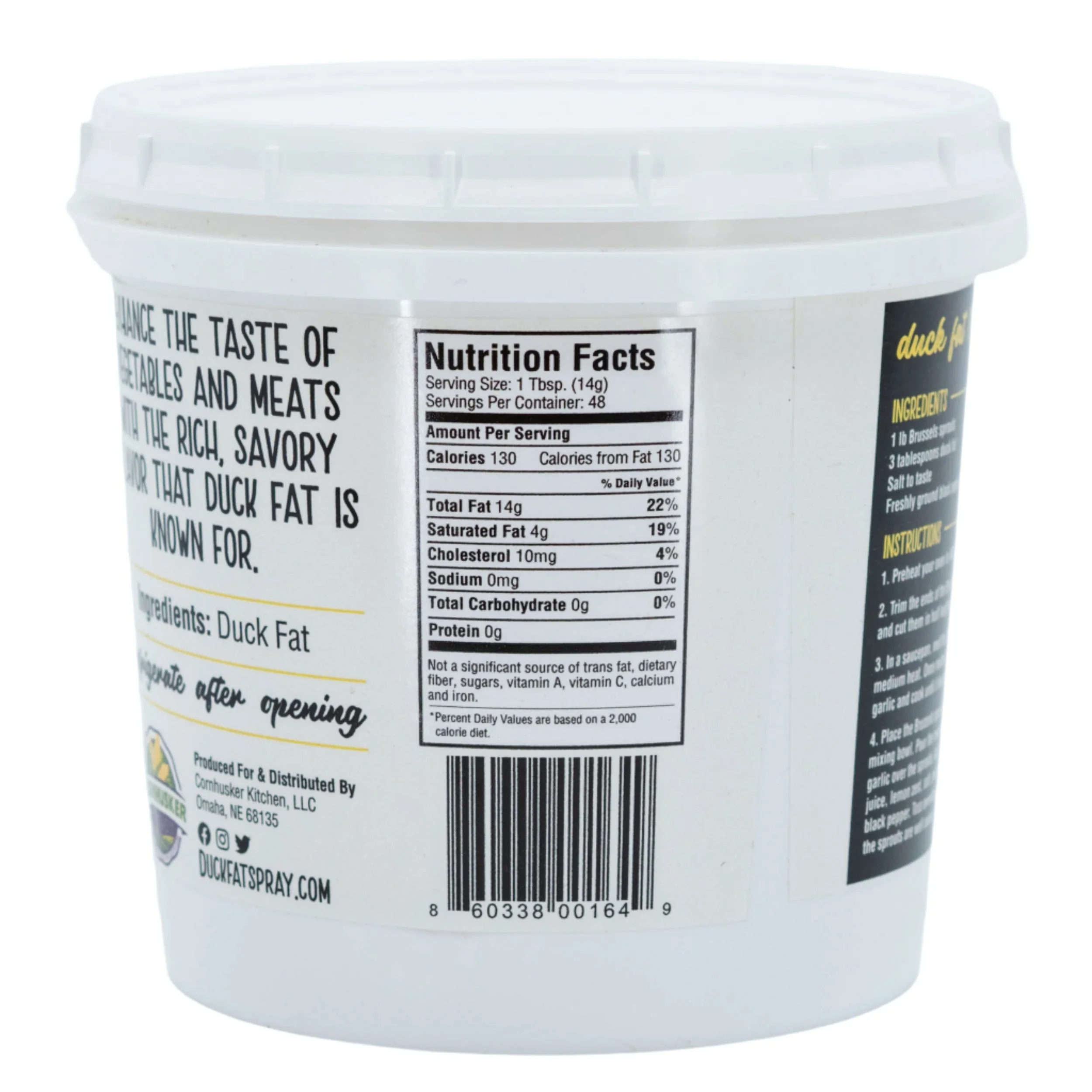 Duck Fat Bundle | Duck Fat Tub & Duck Fat Spray | Cornhusker Kitchen - Image 10