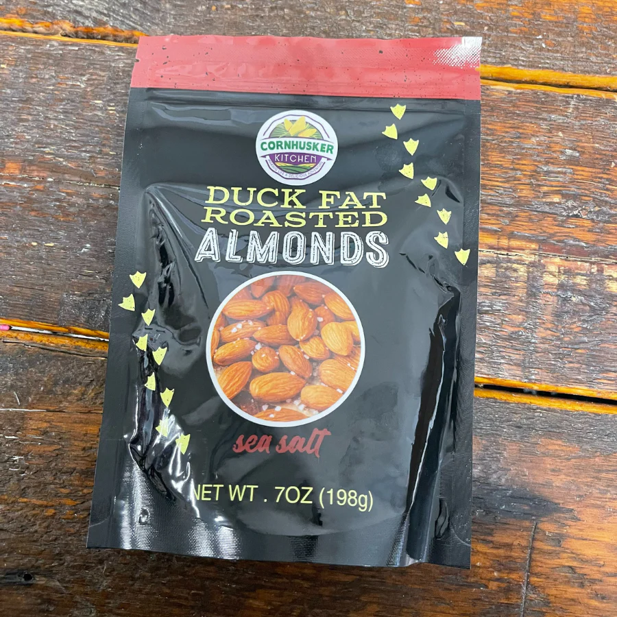 Duck Fat & Sea Salt Roasted Almonds | Pack of 2 | 7 oz | Cornhusker Kitchen - Image 6