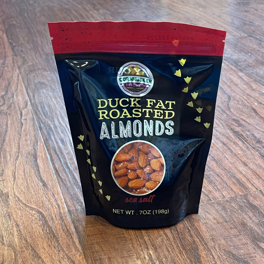 Duck Fat & Sea Salt Roasted Almonds | Pack of 6 | 7 oz | Cornhusker Kitchen - Image 5