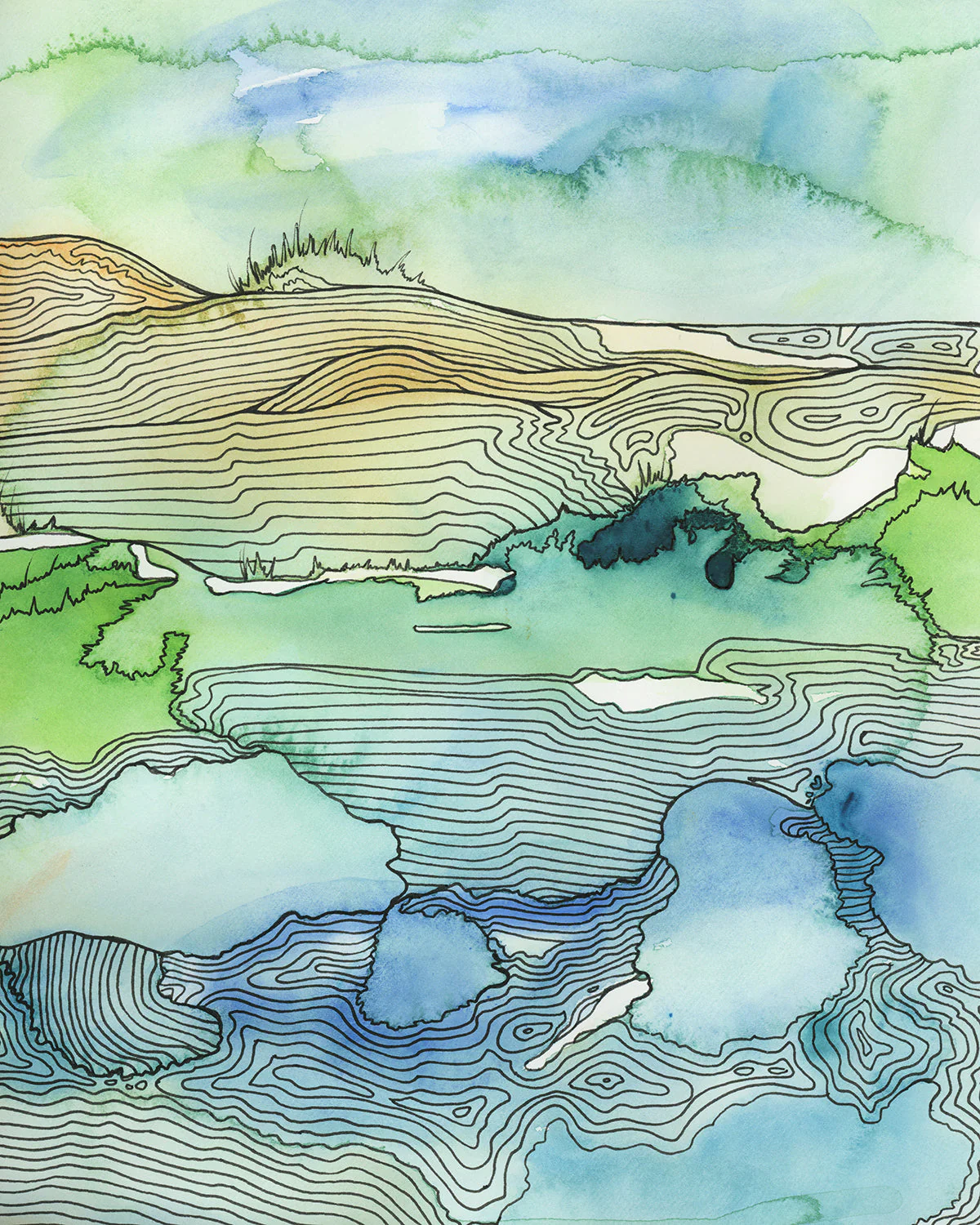 Dunes  I - Open Edition Canvas Print - Image 3