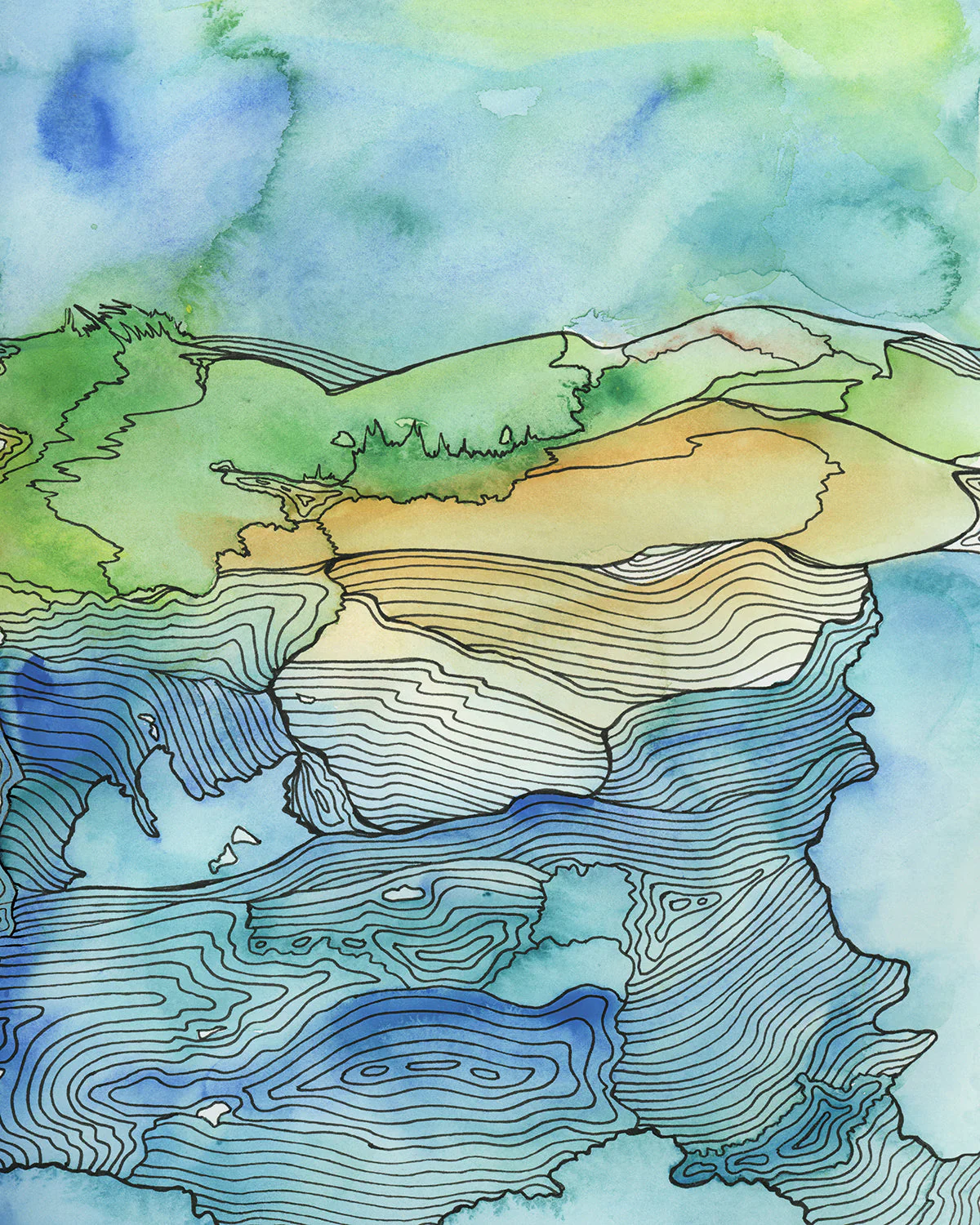 Dunes II - Open Edition Canvas Print - Image 3