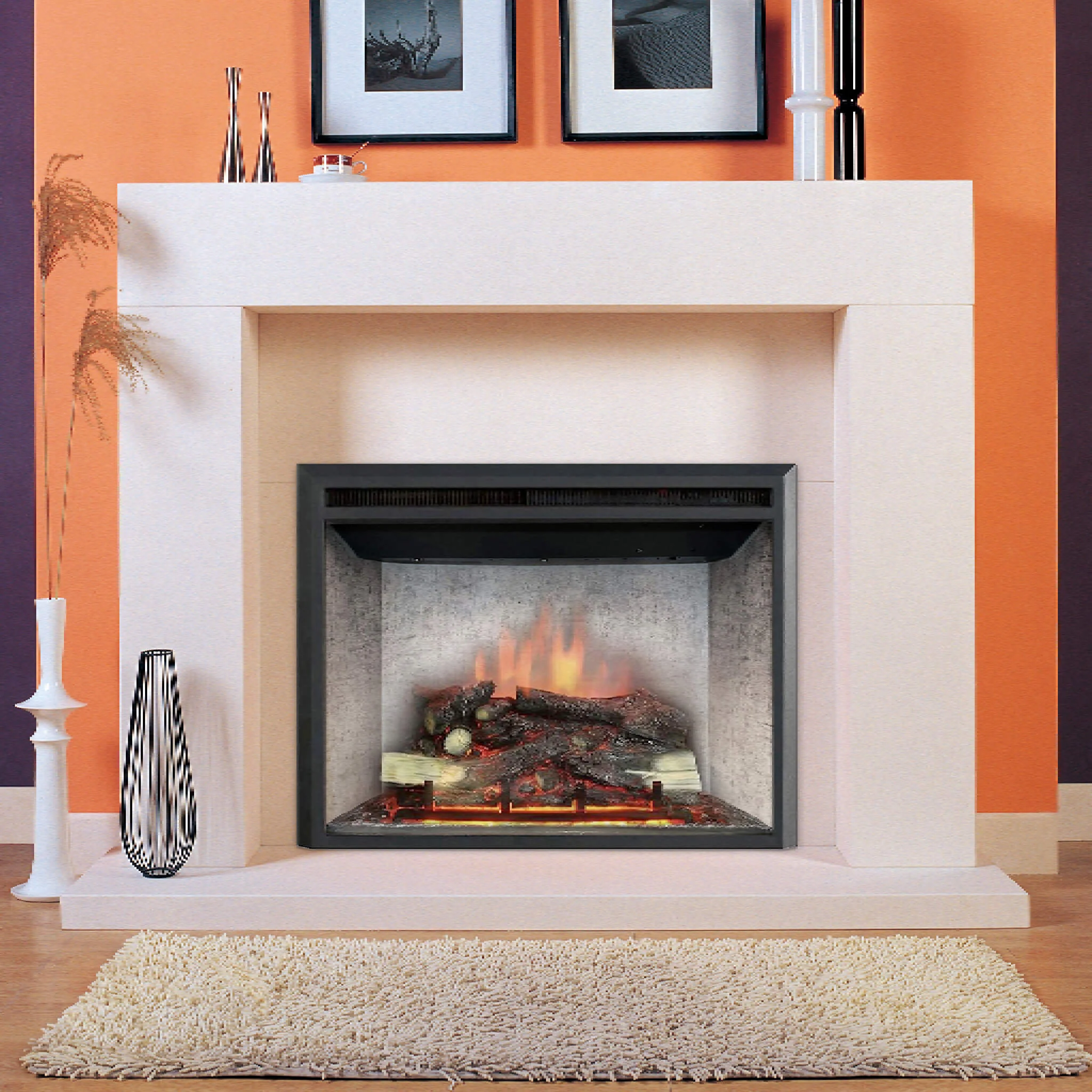 Dynasty Presto 32" Vent Free Electric Firebox Insert With Multifnction Remote Control [DY-FI32D] (SAK54792) - Image 6