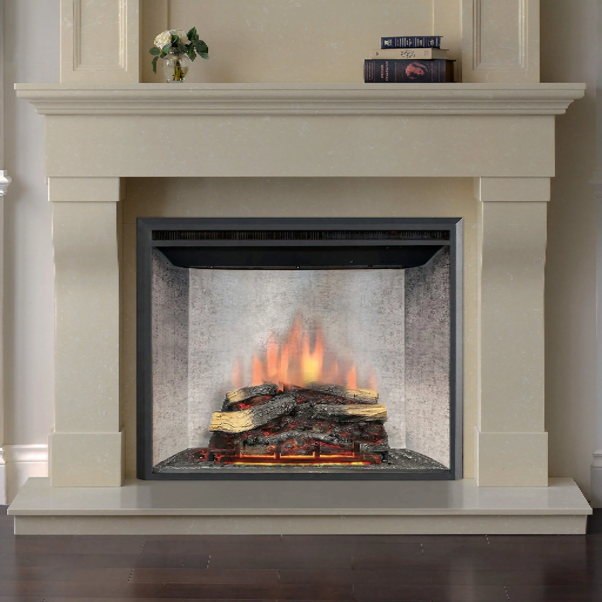 Dynasty Presto 40" Built-In Electric Firebox Insert With Adjustable Flame Settings [DY-FI40D] (SAK40157) - Image 3