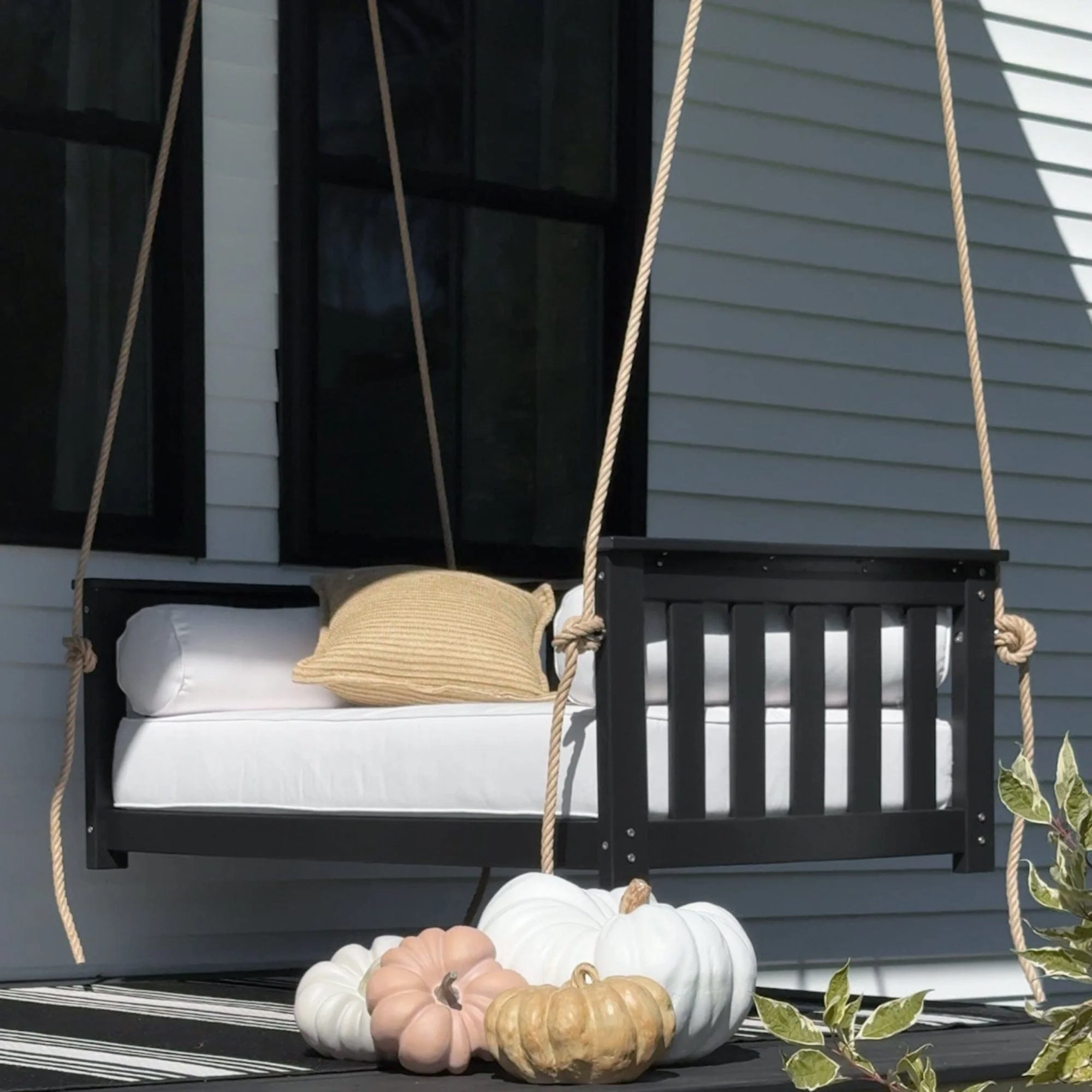 East Green Beckett Poly Composite Daybed Swing - Image 3
