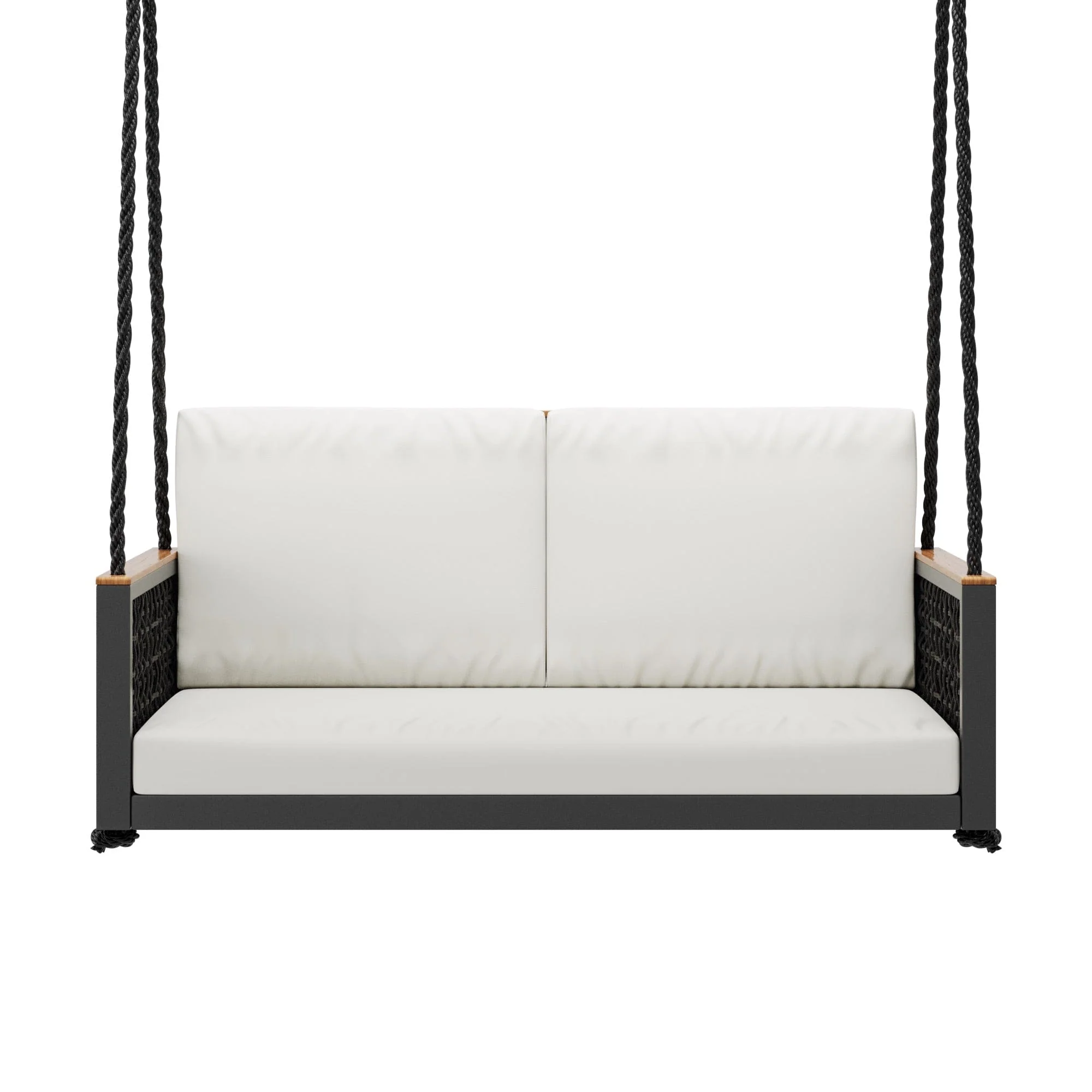 East Green Linden Porch Swing With Cushions - Image 8