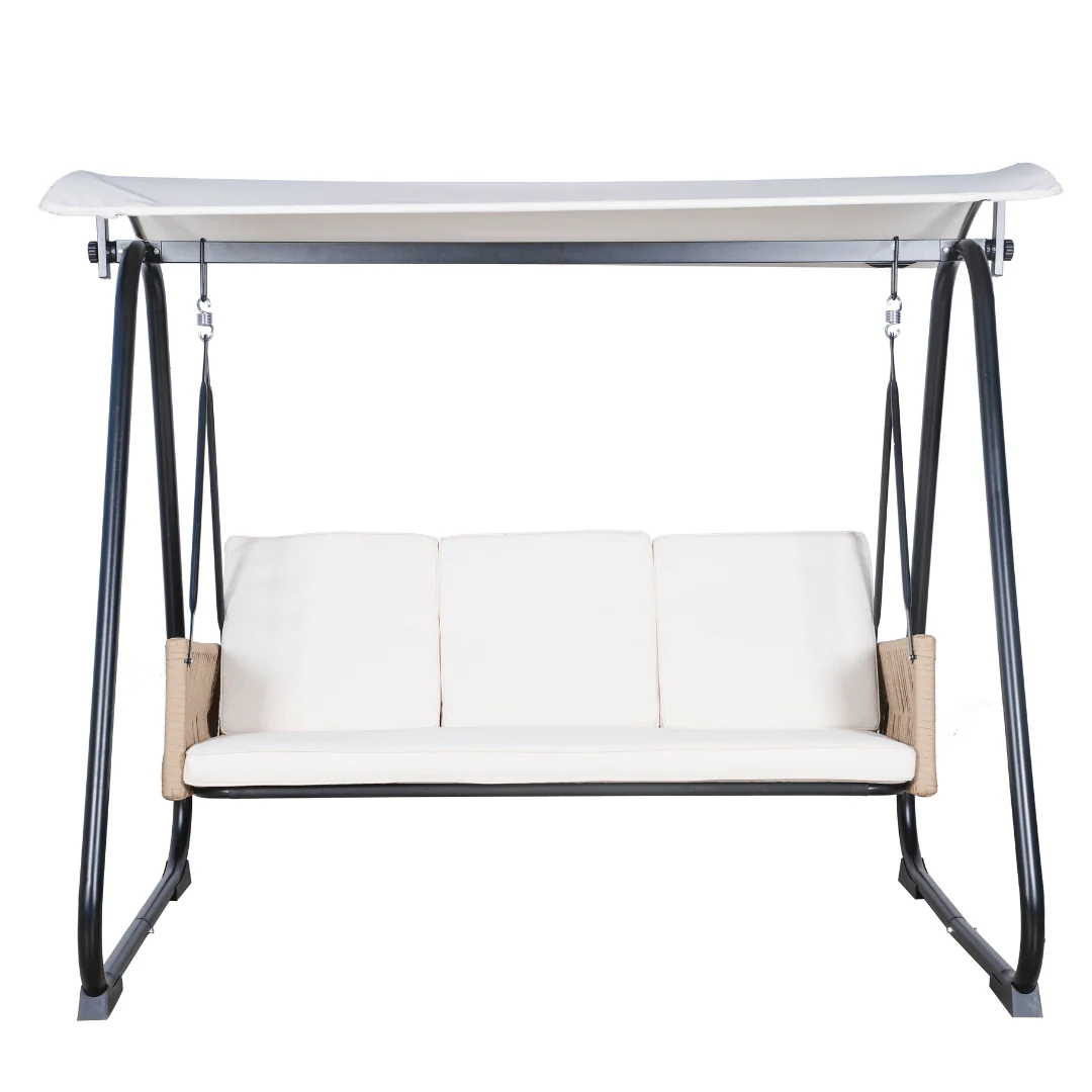East Green Parker Patio Swing with Canopy Stand - Image 2