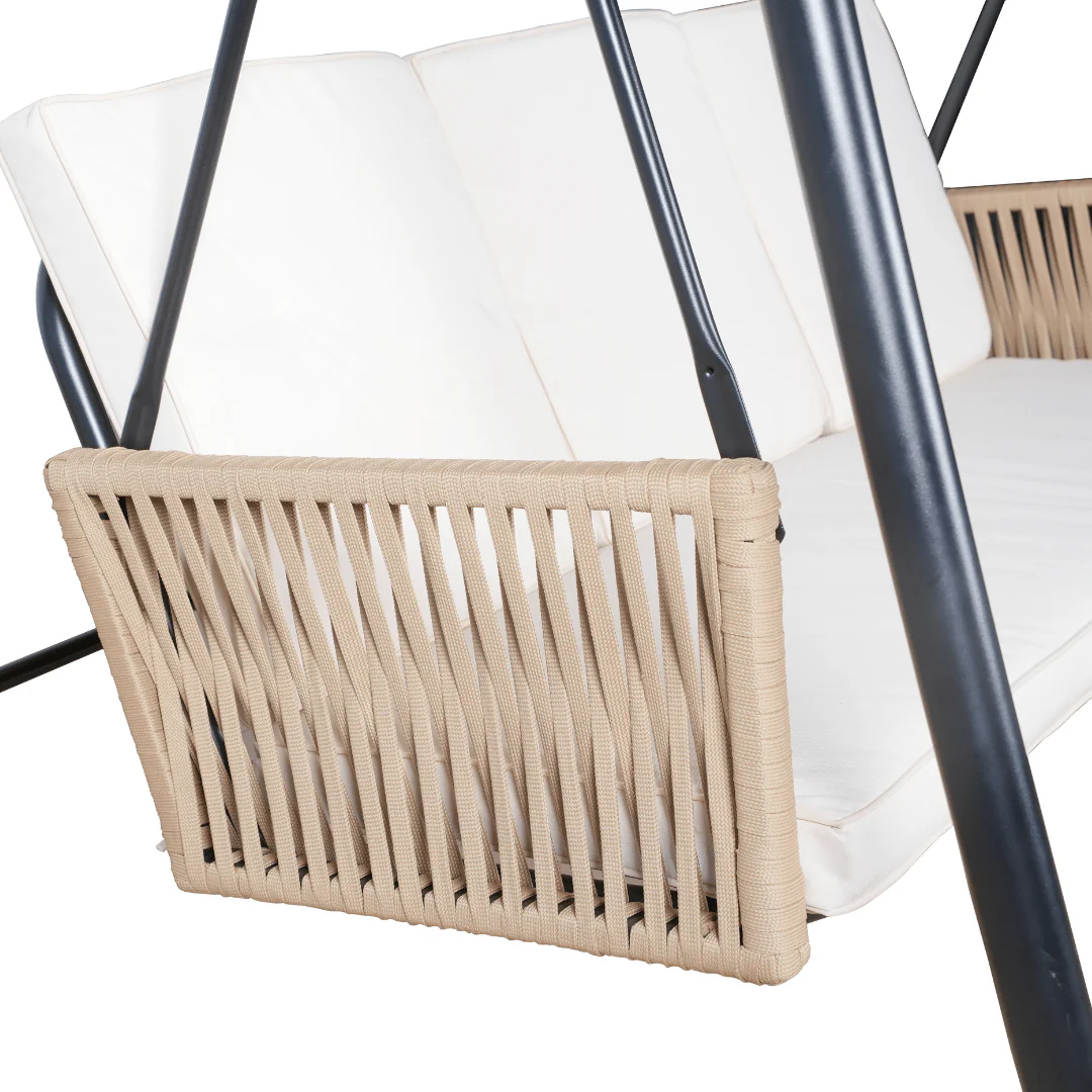East Green Parker Patio Swing with Canopy Stand - Image 5