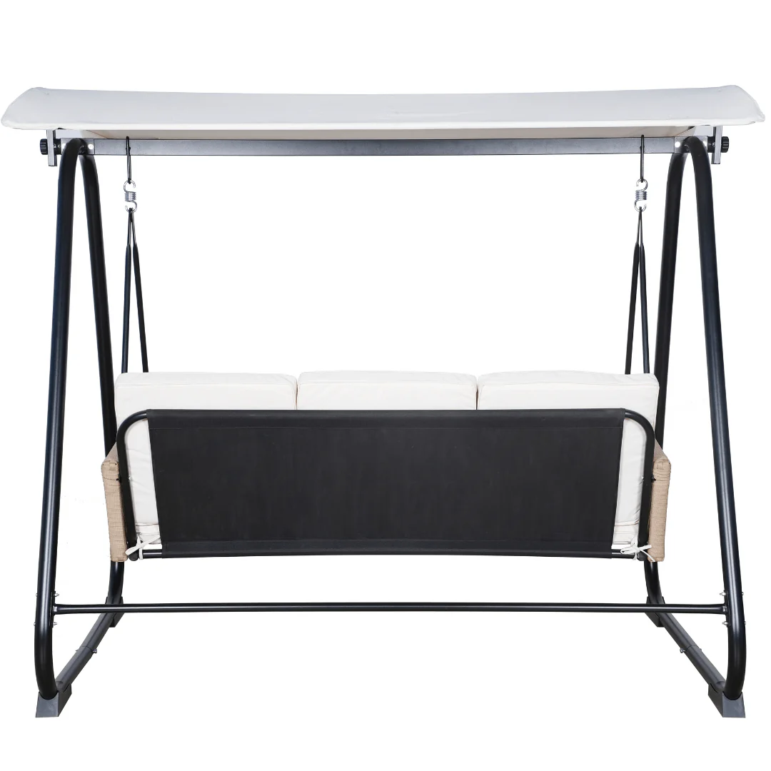 East Green Parker Patio Swing with Canopy Stand - Image 7
