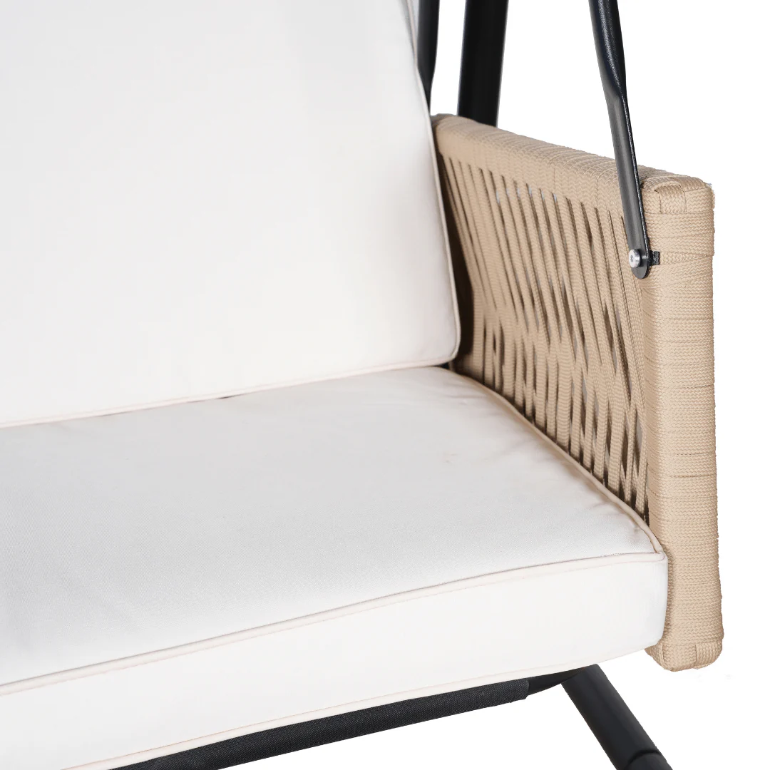 East Green Parker Patio Swing with Canopy Stand - Image 8
