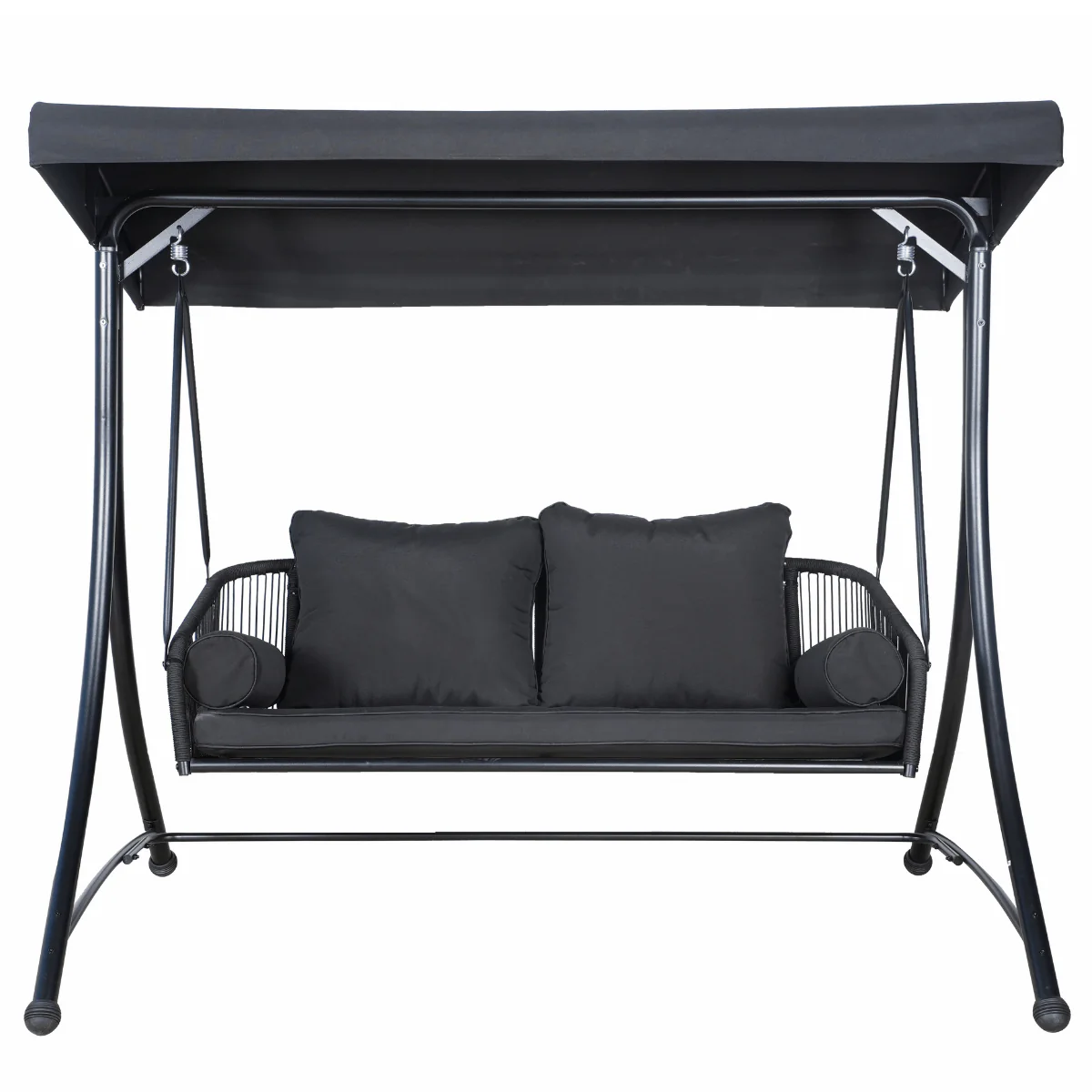 East Green Ramona Patio Swing with Canopy Stand - Image 3