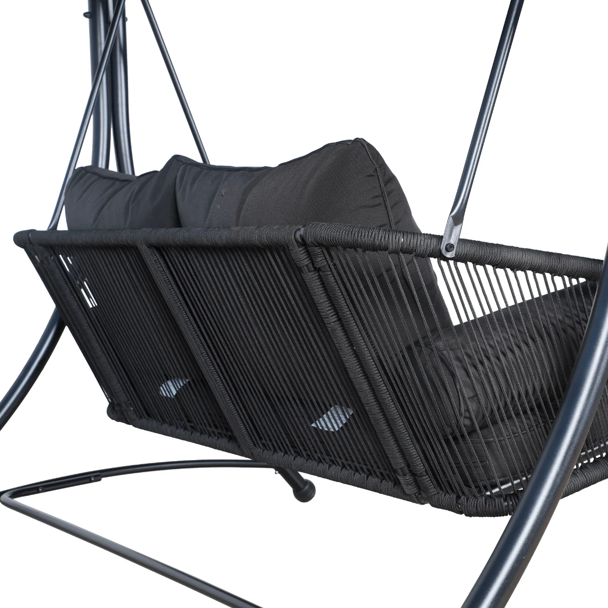 East Green Ramona Patio Swing with Canopy Stand - Image 5