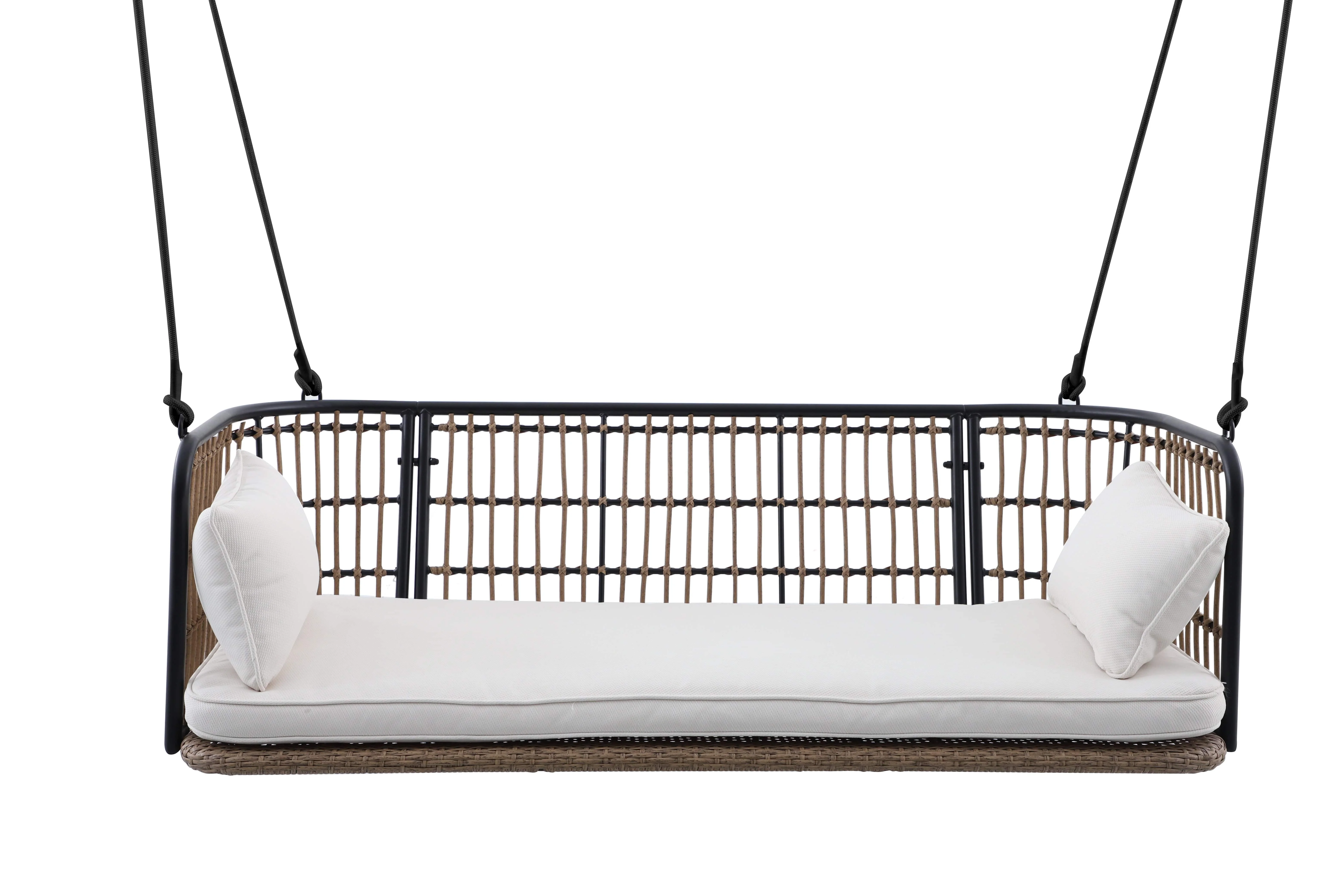 East Green Remy Porch Swing with Cushion - Image 10