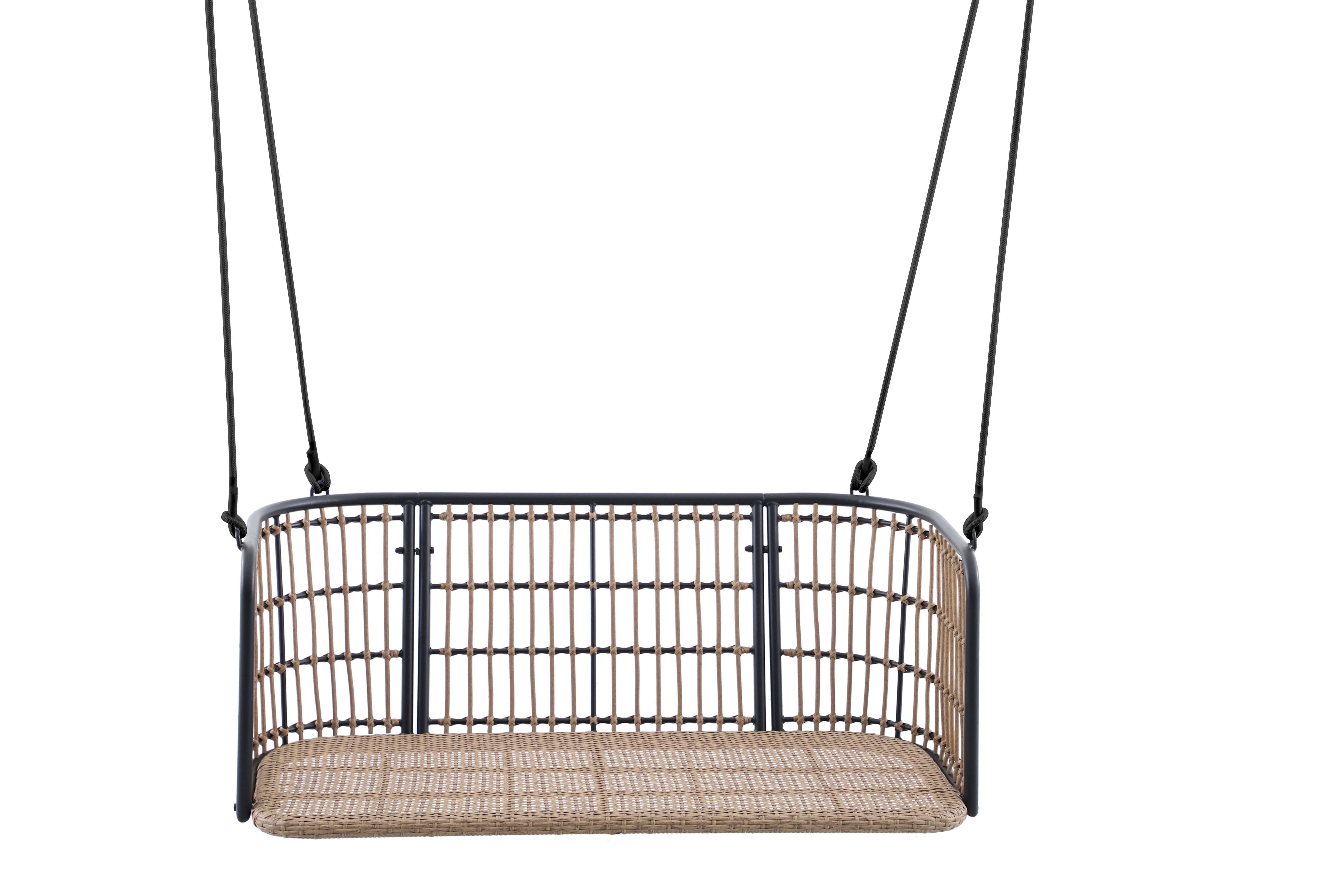 East Green Remy Porch Swing with Cushion - Image 9