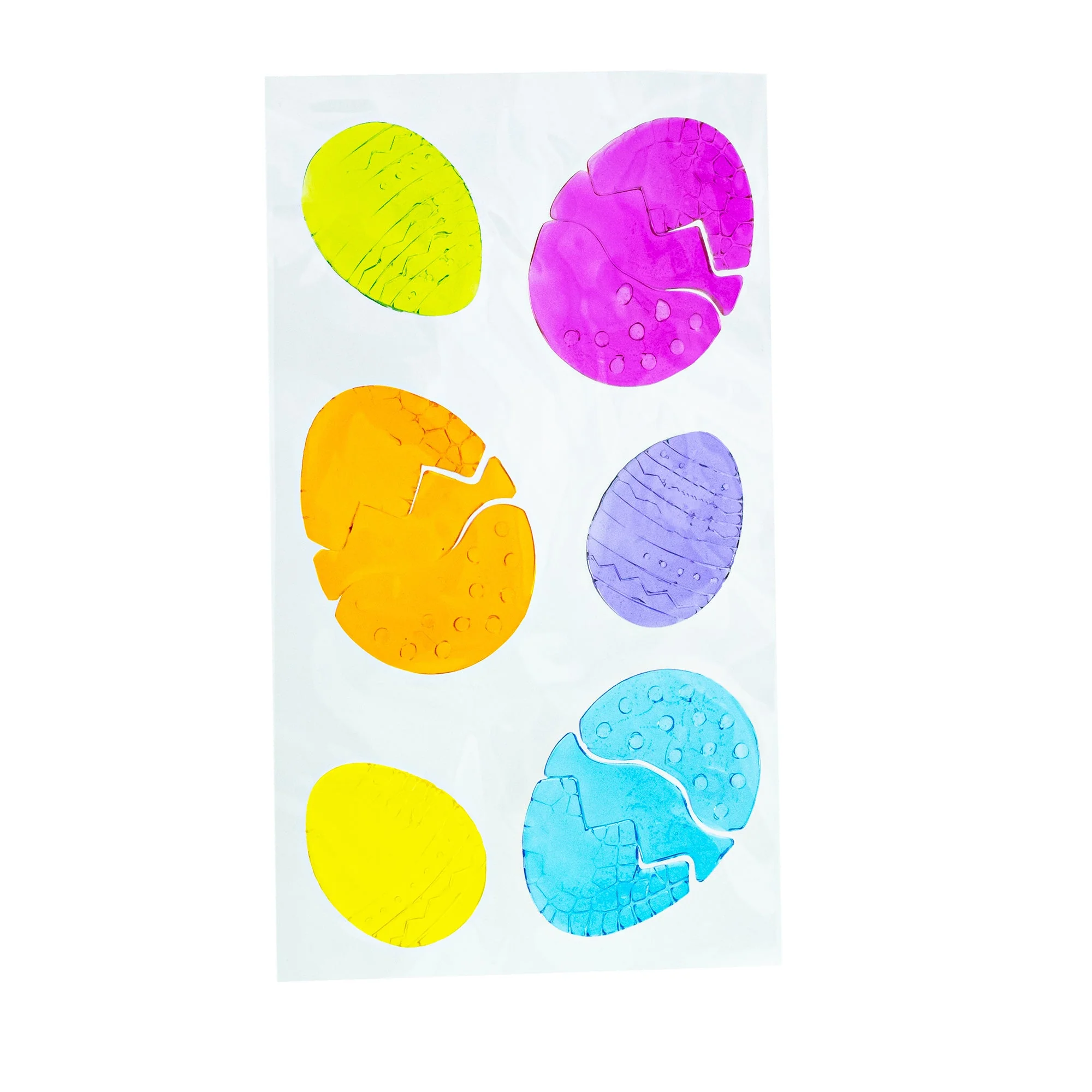 Colorful Easter Egg Window Gel Decorations for Spring Displays - Image 4