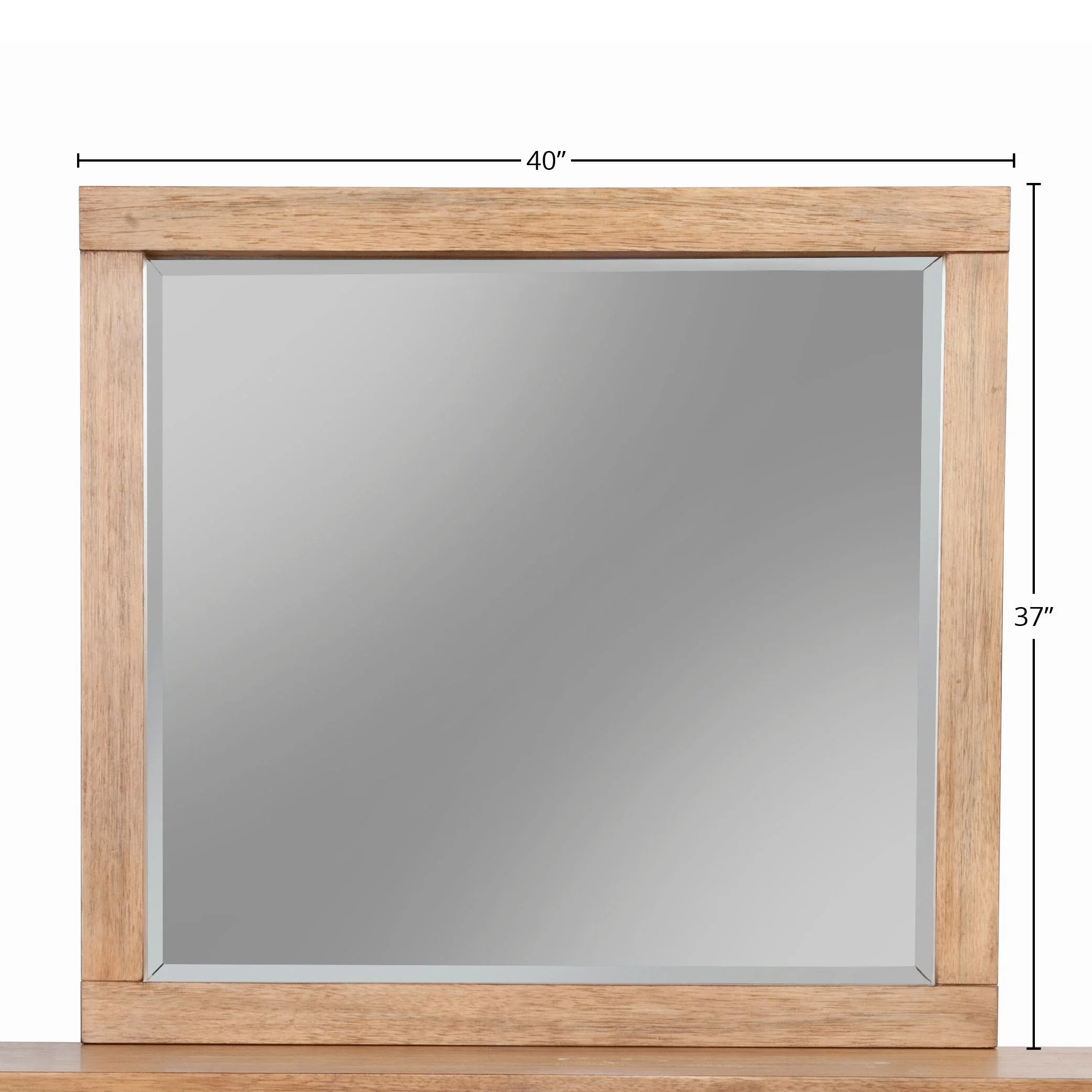 Easton Dresser & Mirror, Sand - Image 6
