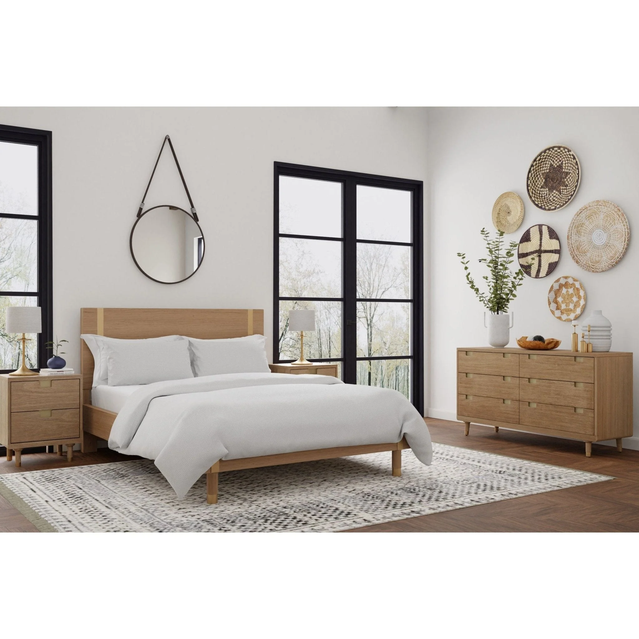 Easton Two Drawer Nightstand - Image 5