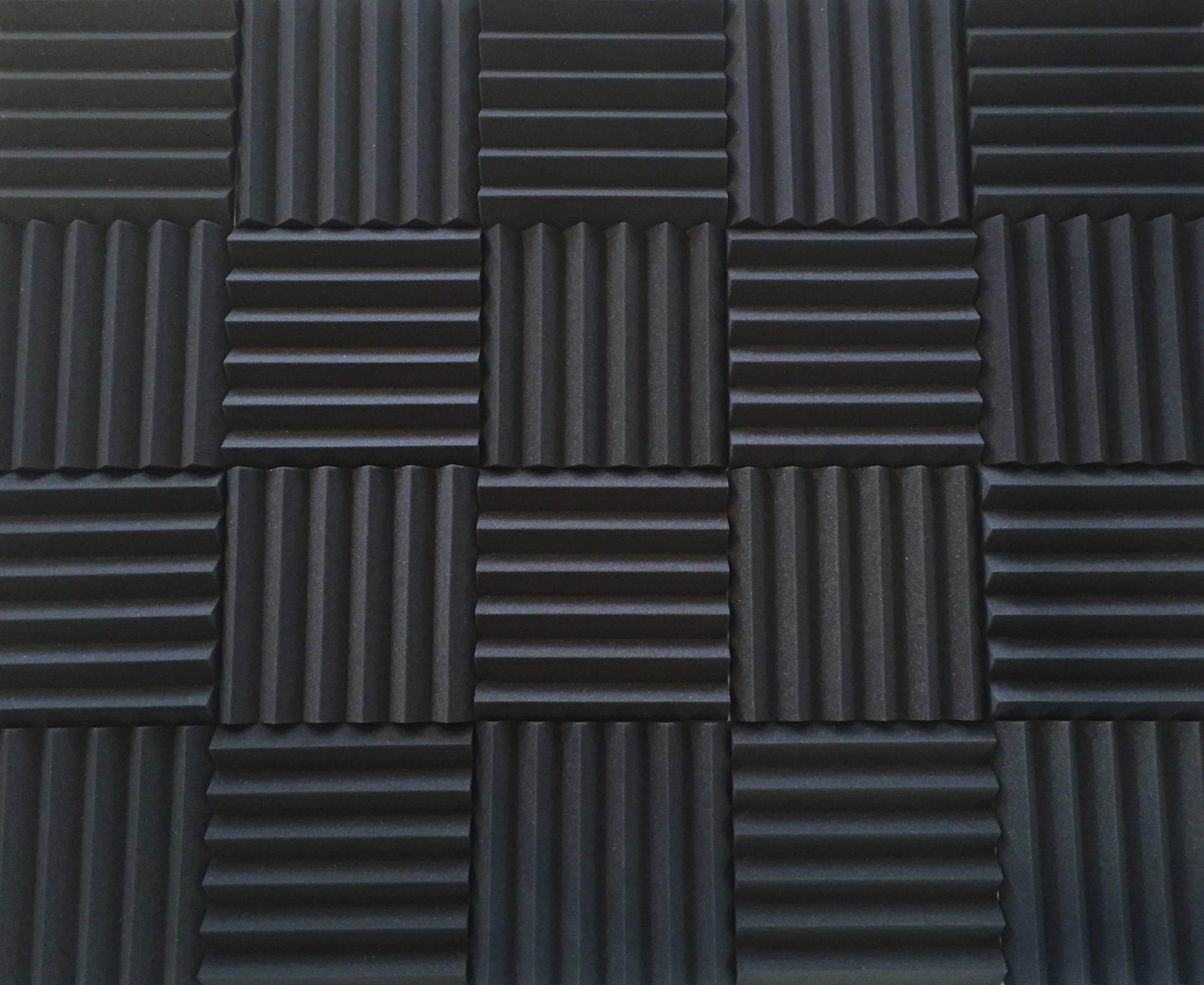 Easy Mount Acoustic Foam Kit - 12x12x2" Acoustic Foam Panels With Adhesive - Wedge Style - 4 Pack - Image 15