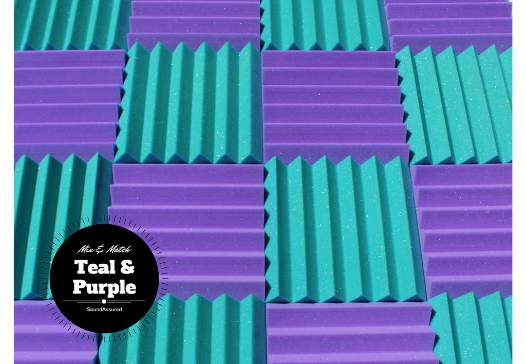 Easy Mount Acoustic Foam Kit - 12x12x2" Acoustic Foam Panels With Adhesive - Wedge Style - 4 Pack - Image 33