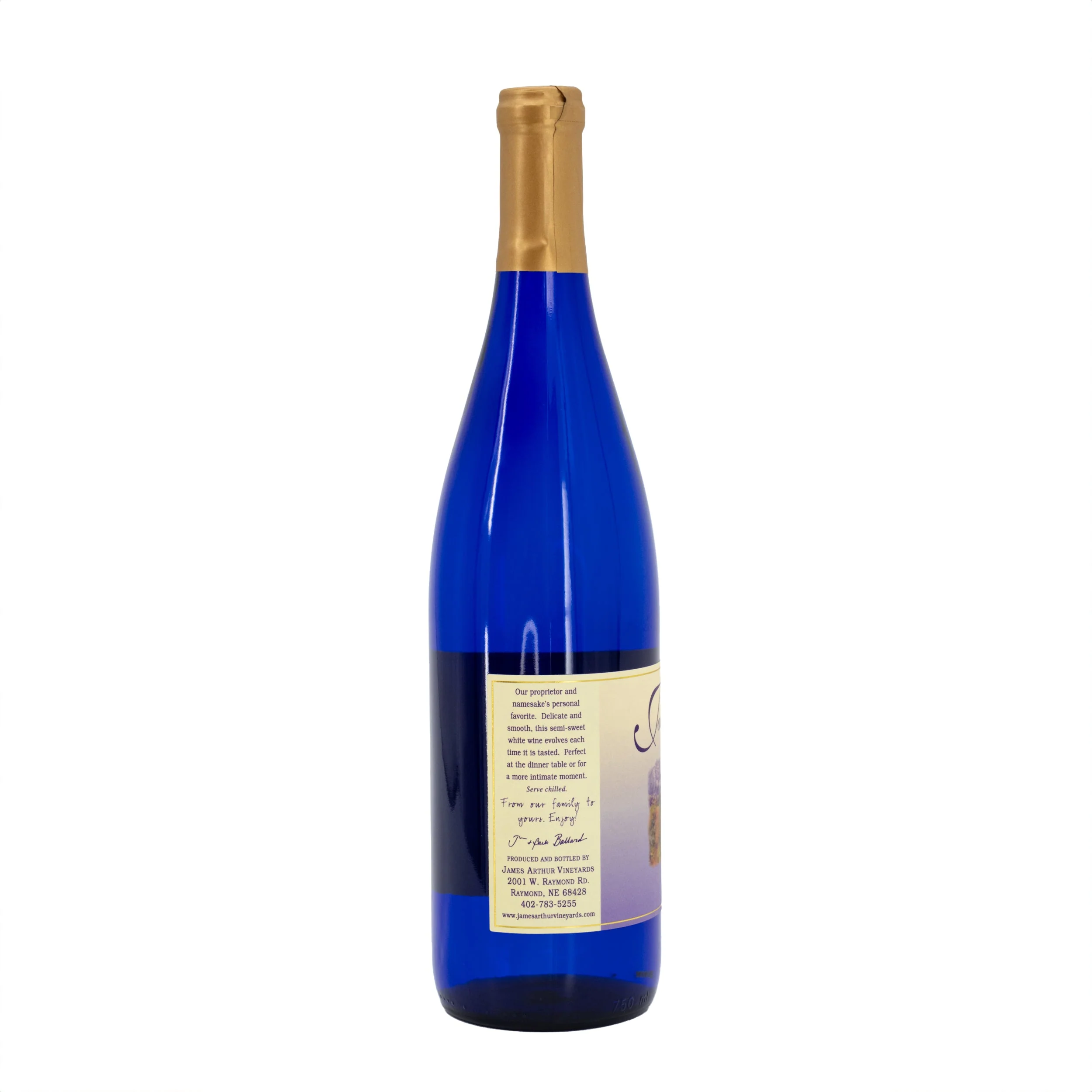 Edelweiss Semi-Sweet White Award Winning Table Wine | James Arthur Vineyard - Image 4