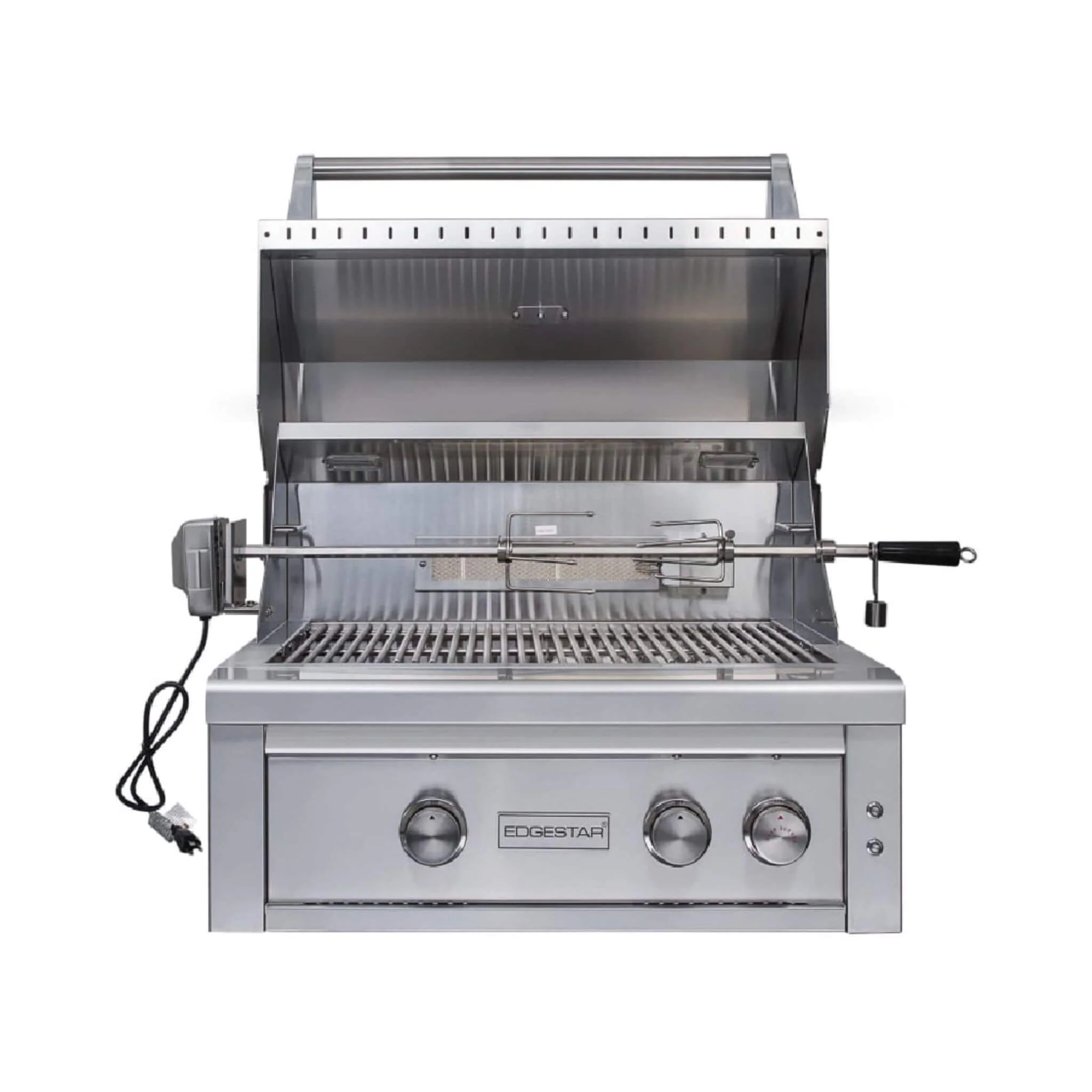 Edgestar 60K BTU 30-Inch Freestanding LED Lighting Grill And Cart With Rotisserie (SAK63985) - Image 6