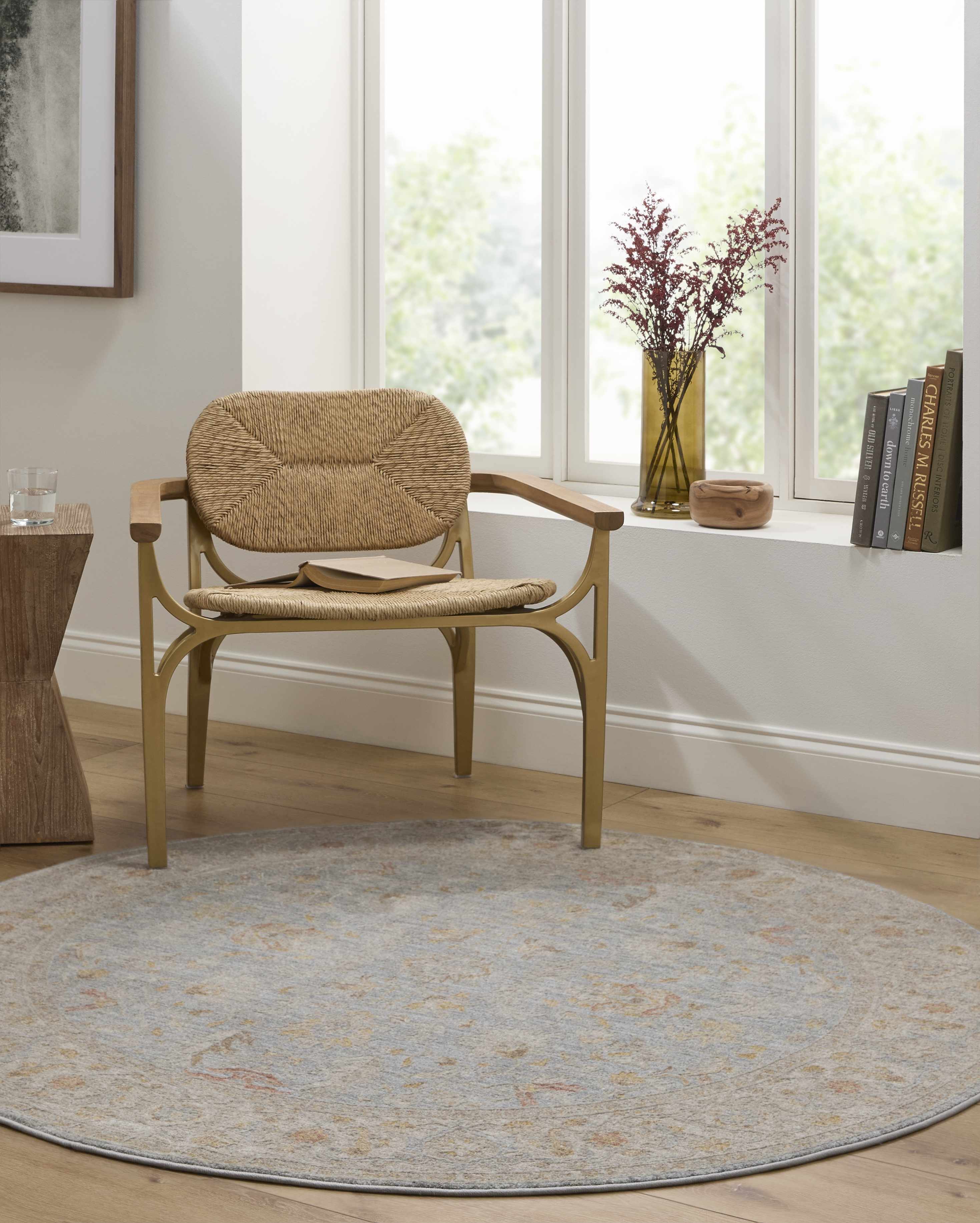Edie Taupe Thick Luxe Oushak Rug - Image 3