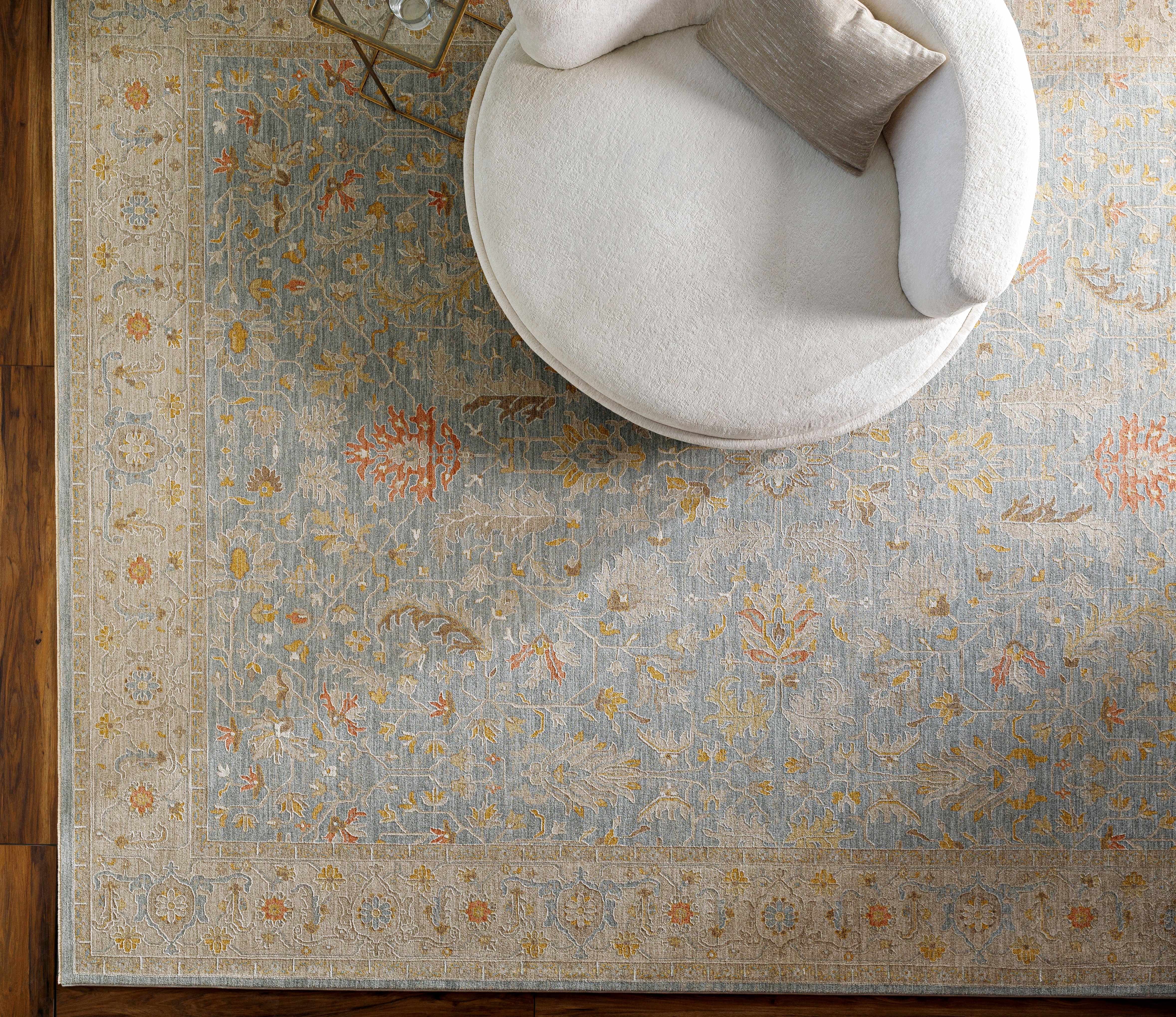 Edie Taupe Thick Luxe Oushak Rug - Image 8