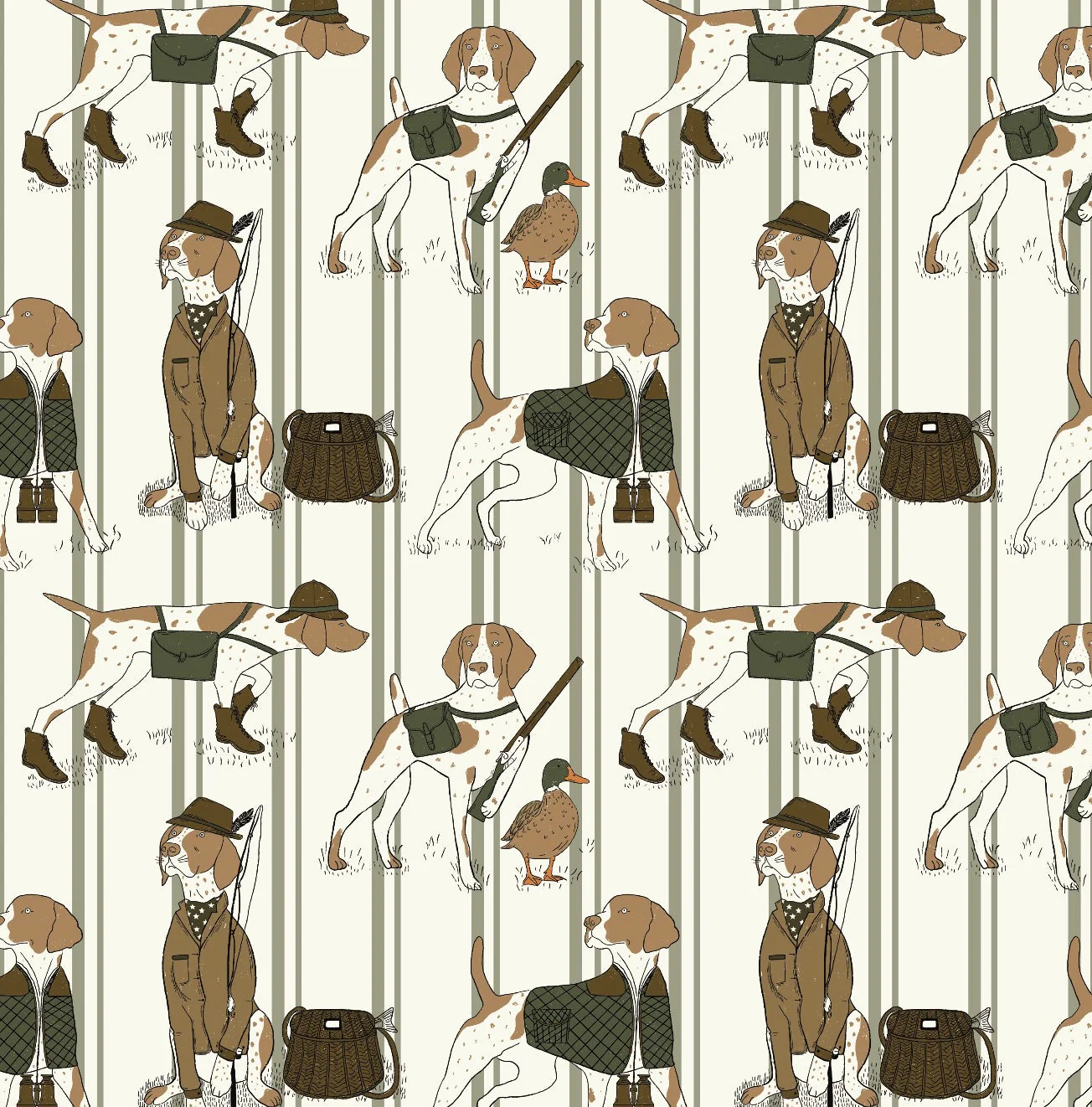 Edmund Wallpaper by Painted Hawk Design - Image 5