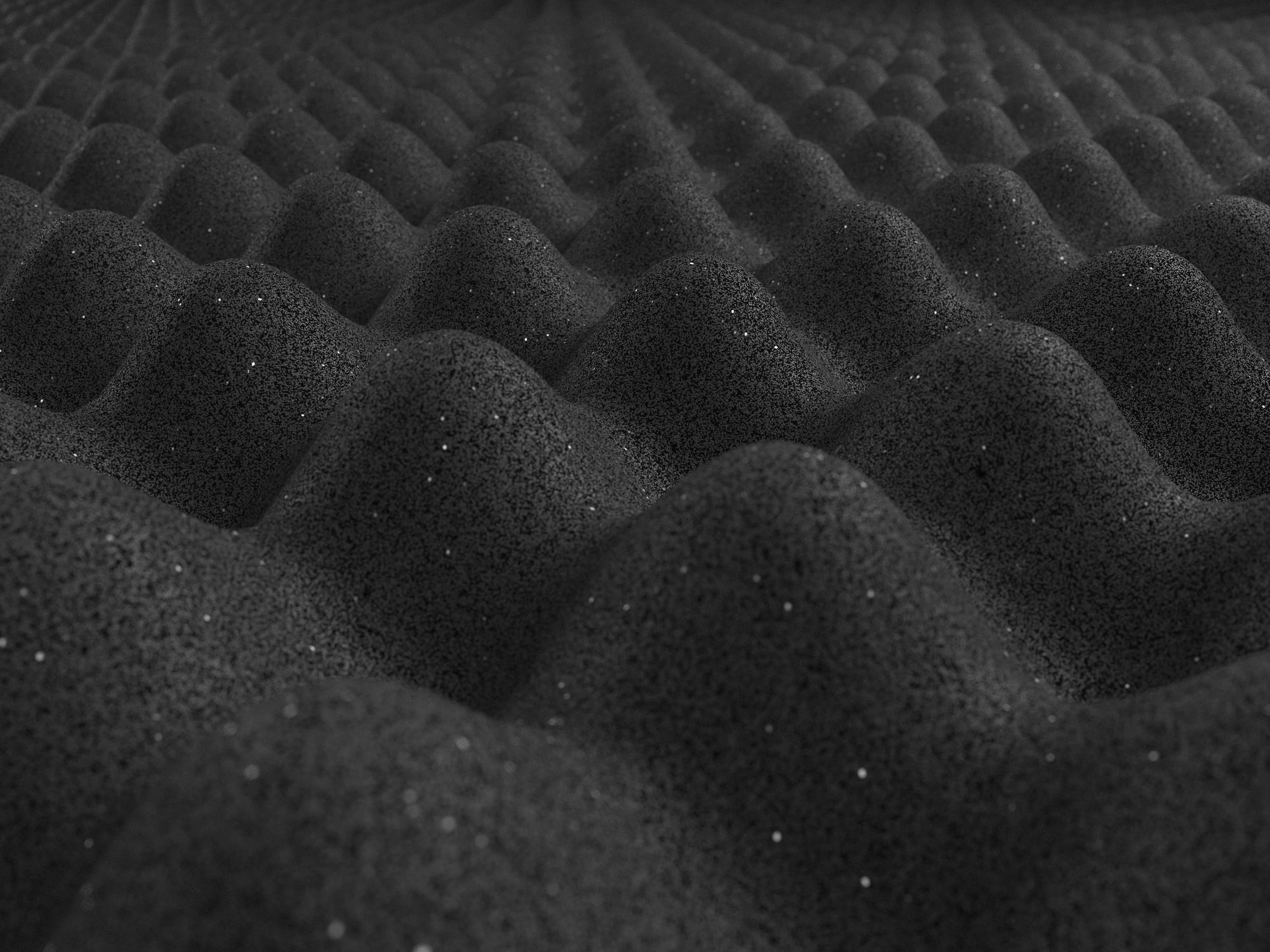 Egg Crate Acoustic Foam Panels - Charcoal Black Color - Image 2