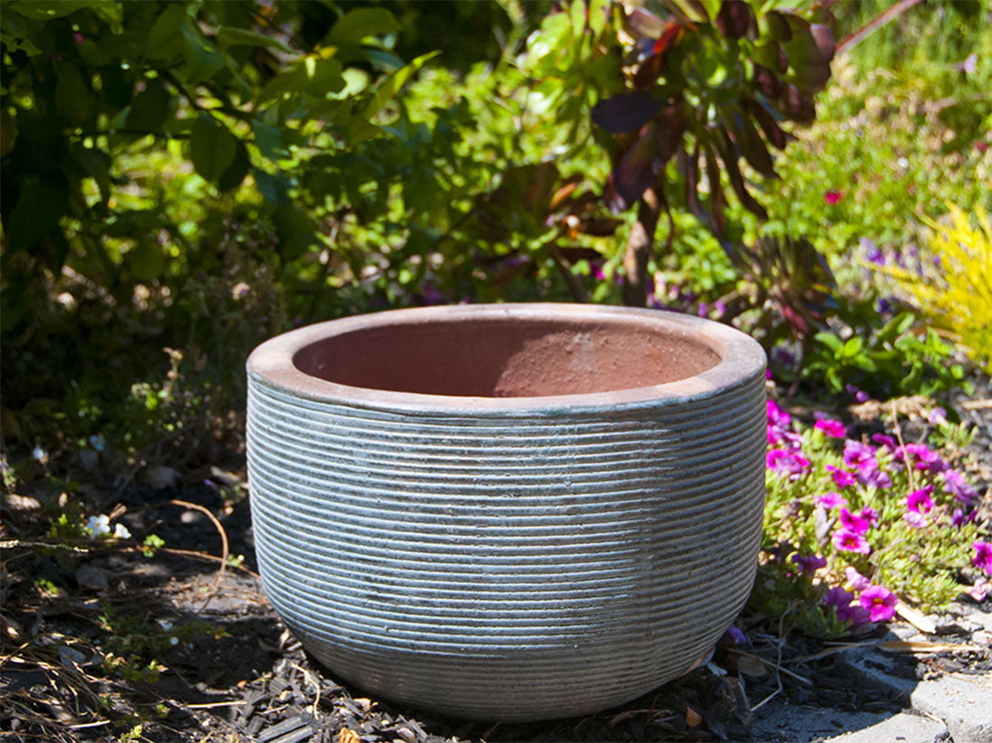 Egg Horizontal Ripples Planter - Set of 3 By Plantatorem - Image 3