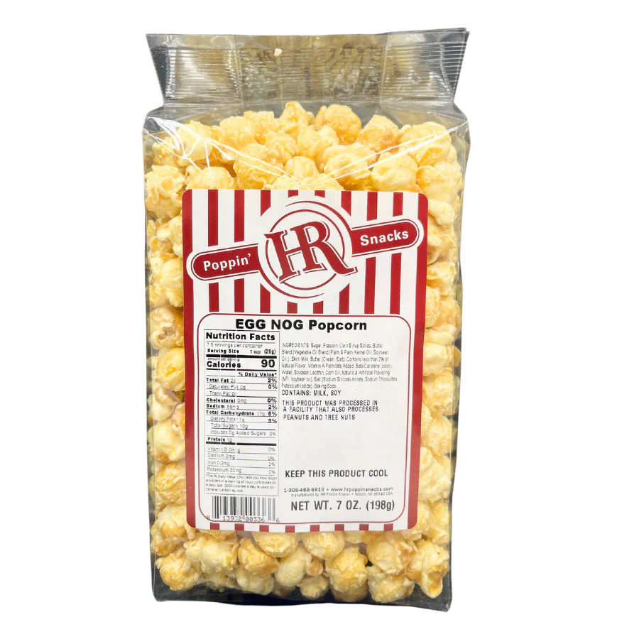 Egg Nog Popcorn | Pack of 2 | 7 oz | Pack of 2 | HR Poppin' Snacks - Image 2