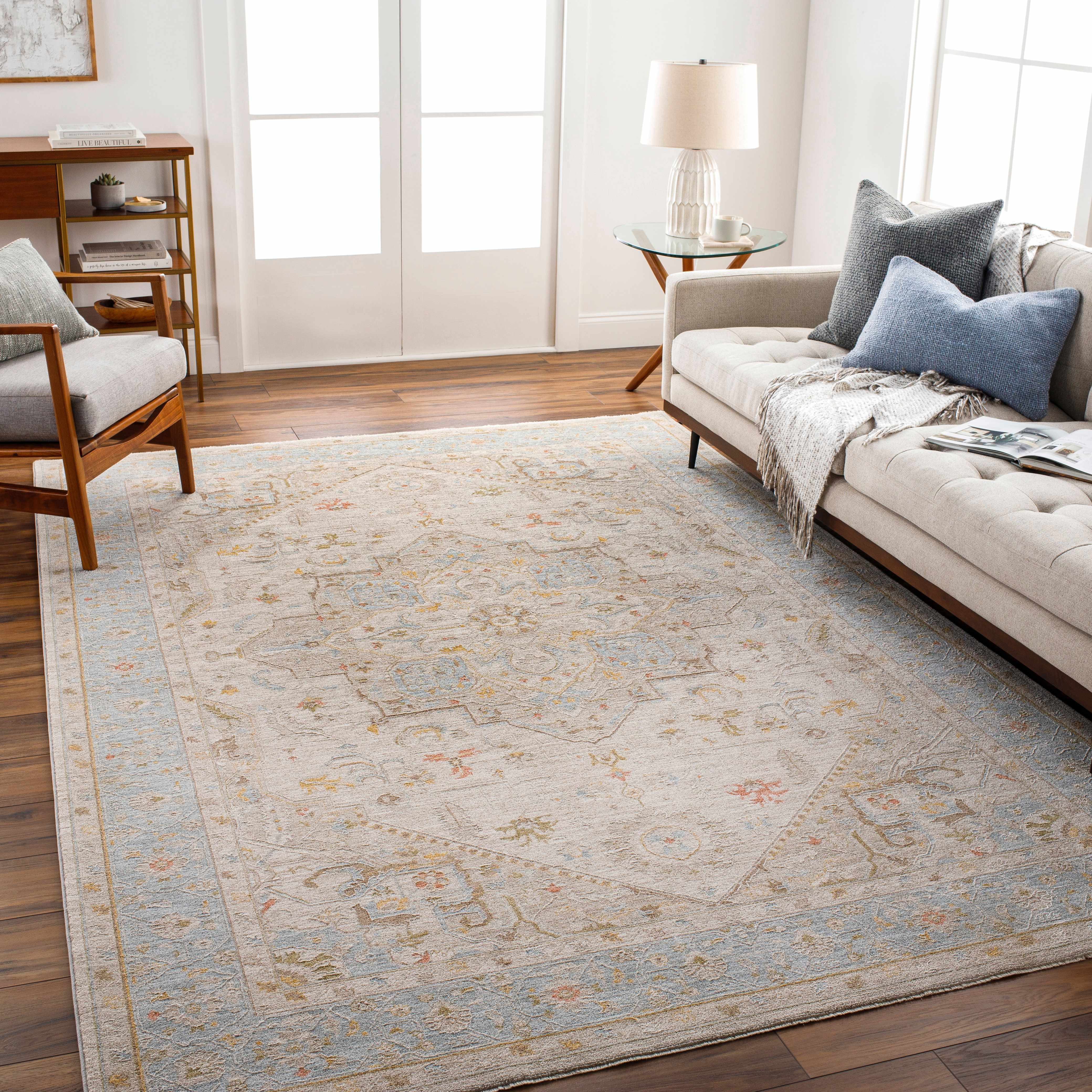 Ehan Cream Thick Luxe Oushak Rug - Image 2