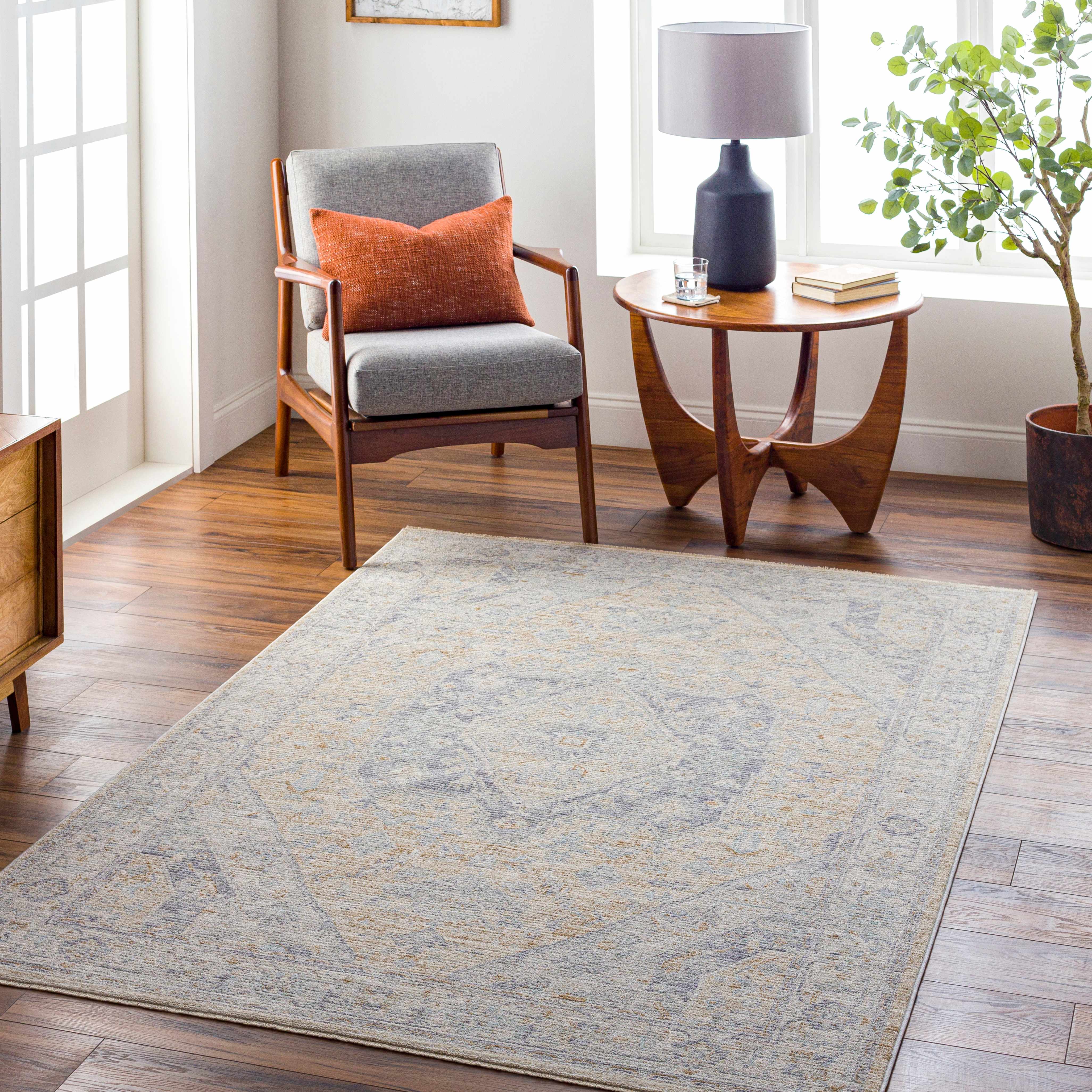 Ehan Cream Thick Luxe Oushak Rug - Image 3