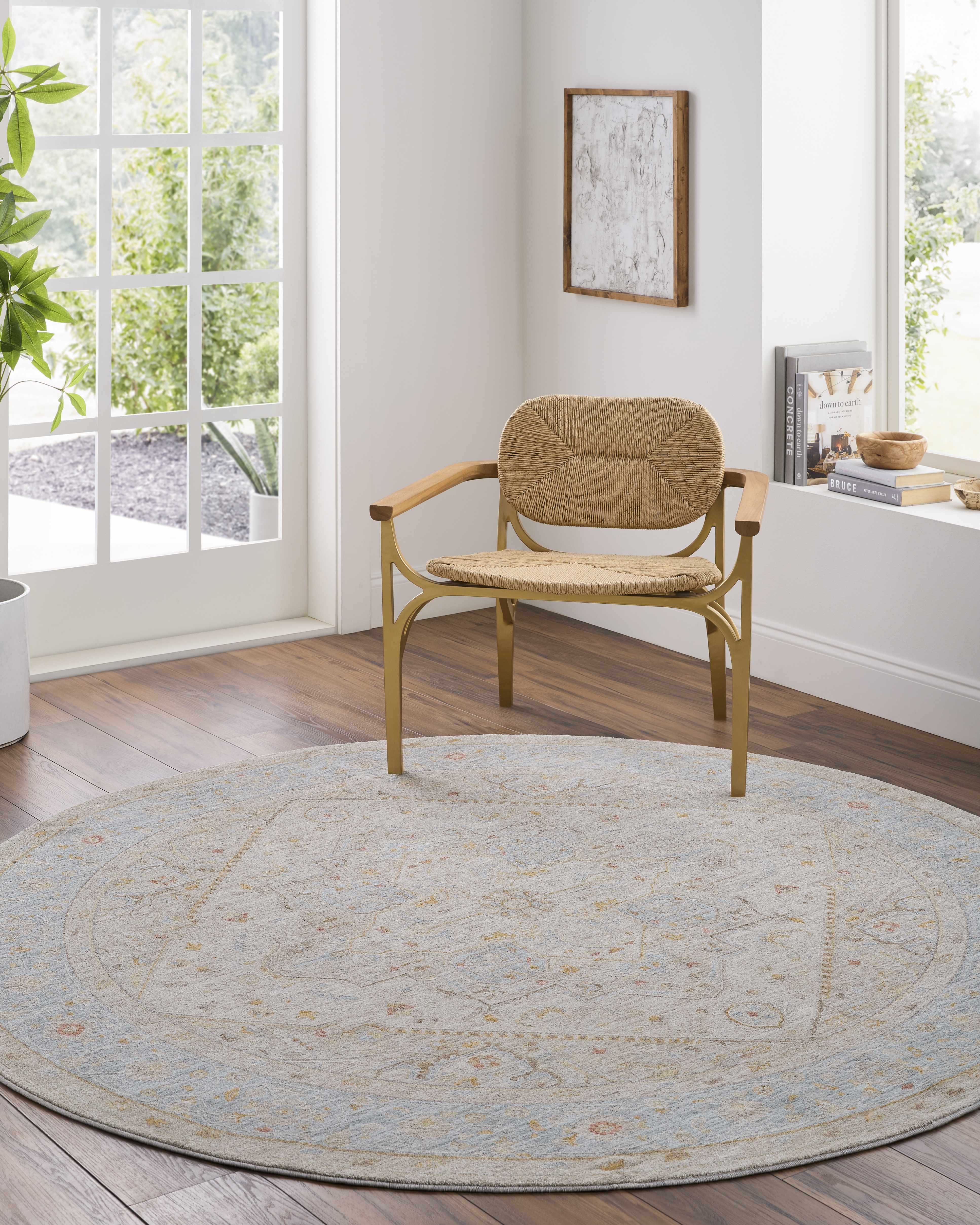 Ehan Cream Thick Luxe Oushak Rug - Image 4