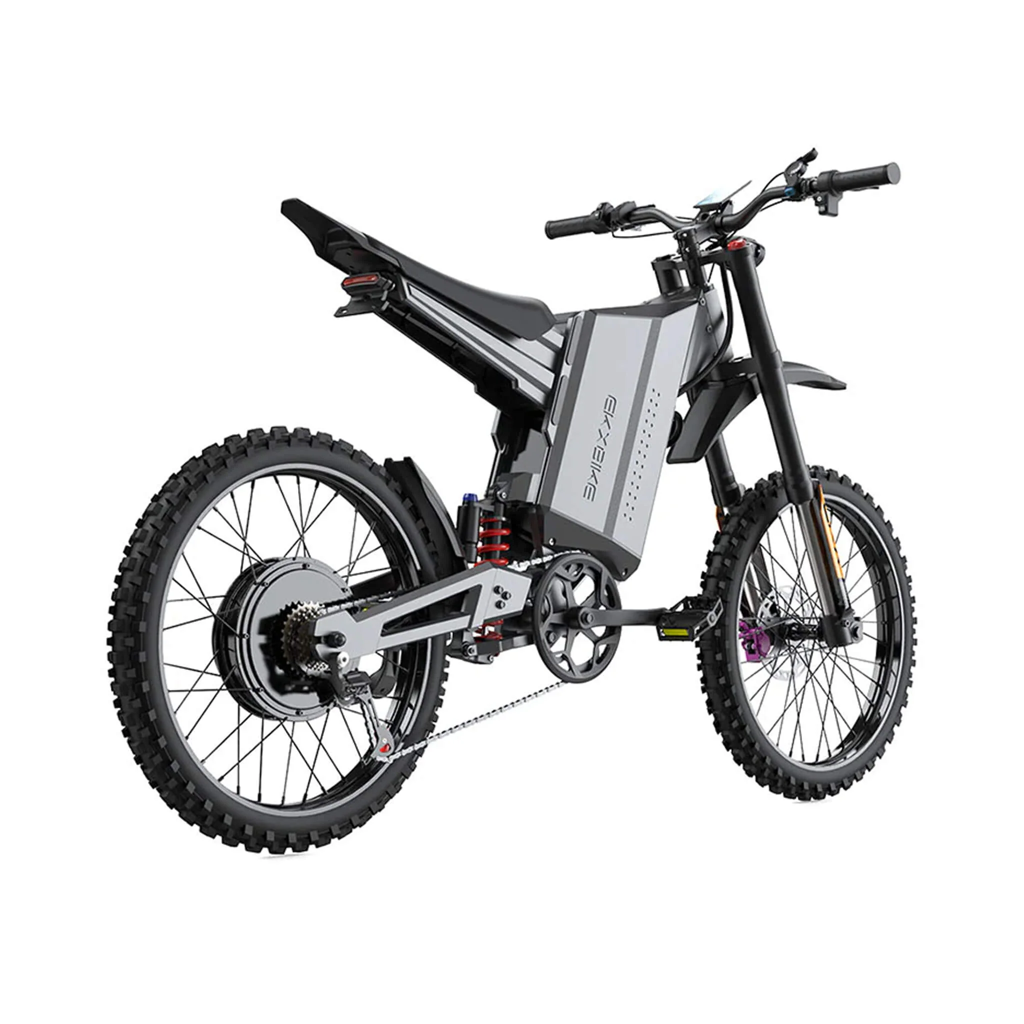 EKX GTS 8000W 72V/30AH Premium Electric High-Strength Steel Pipe Off-Road Mountain Dirt Bike (SAK31684) - Image 4