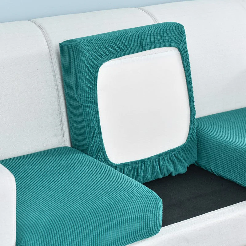 Elastic L-Shaped Sofa Slipcover for Living Room, Velvet Plush Couch Covers for Chaise Longue Seats - Image 11