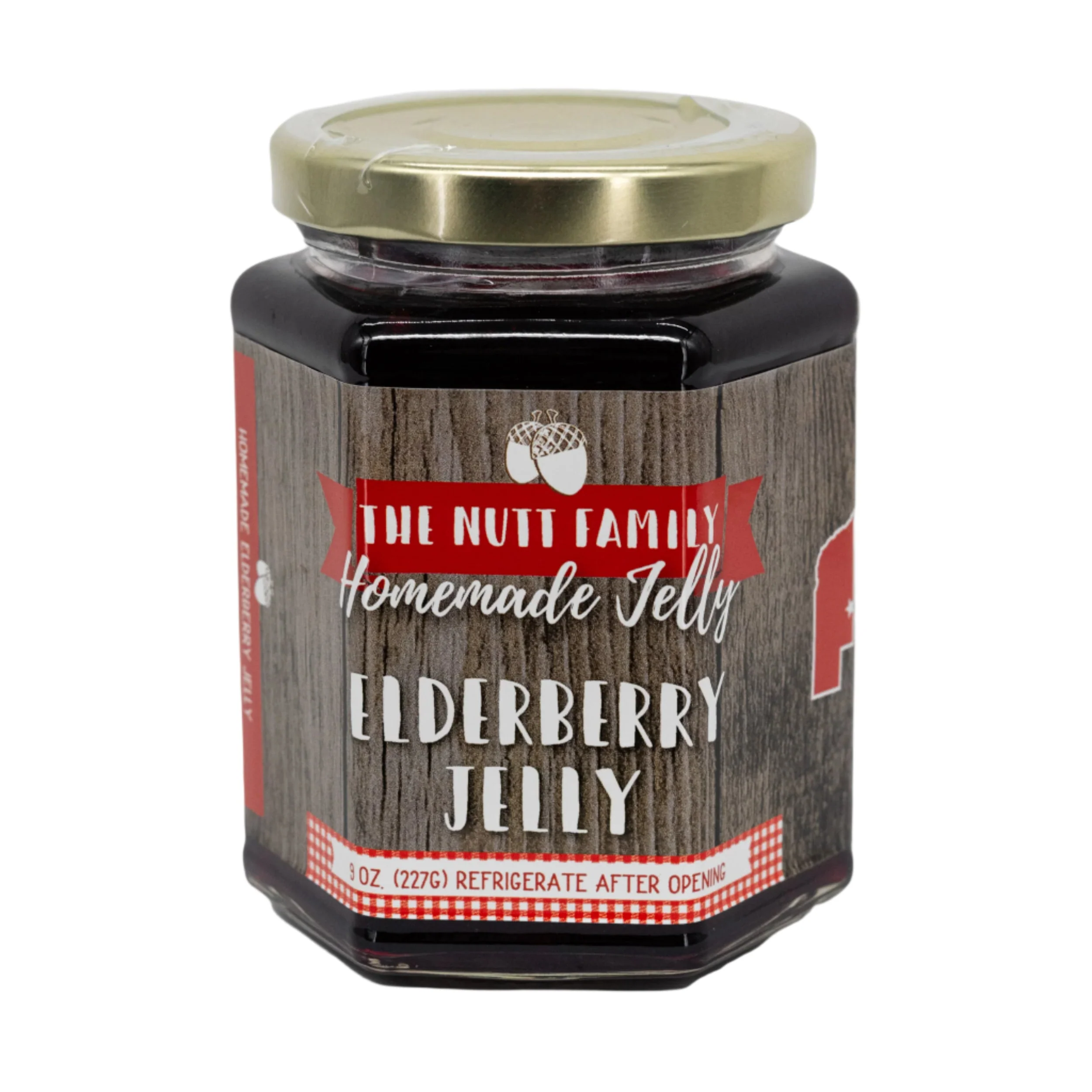 Elderberry Jelly | Pack of 4 | 9 oz | Nutt Family Jams & Jellies - Image 2