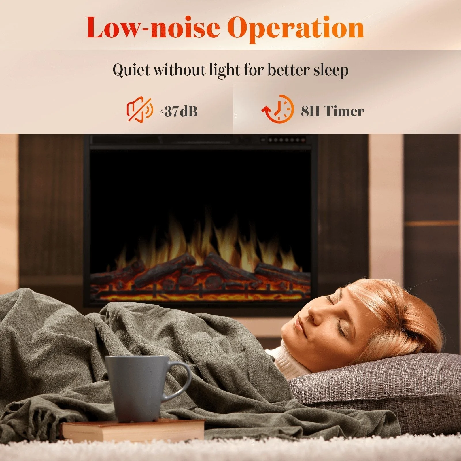 Electric Fireplace Insert Adjuatble Flame Colors 936A,939A,936BXB,939BXB - Image 5