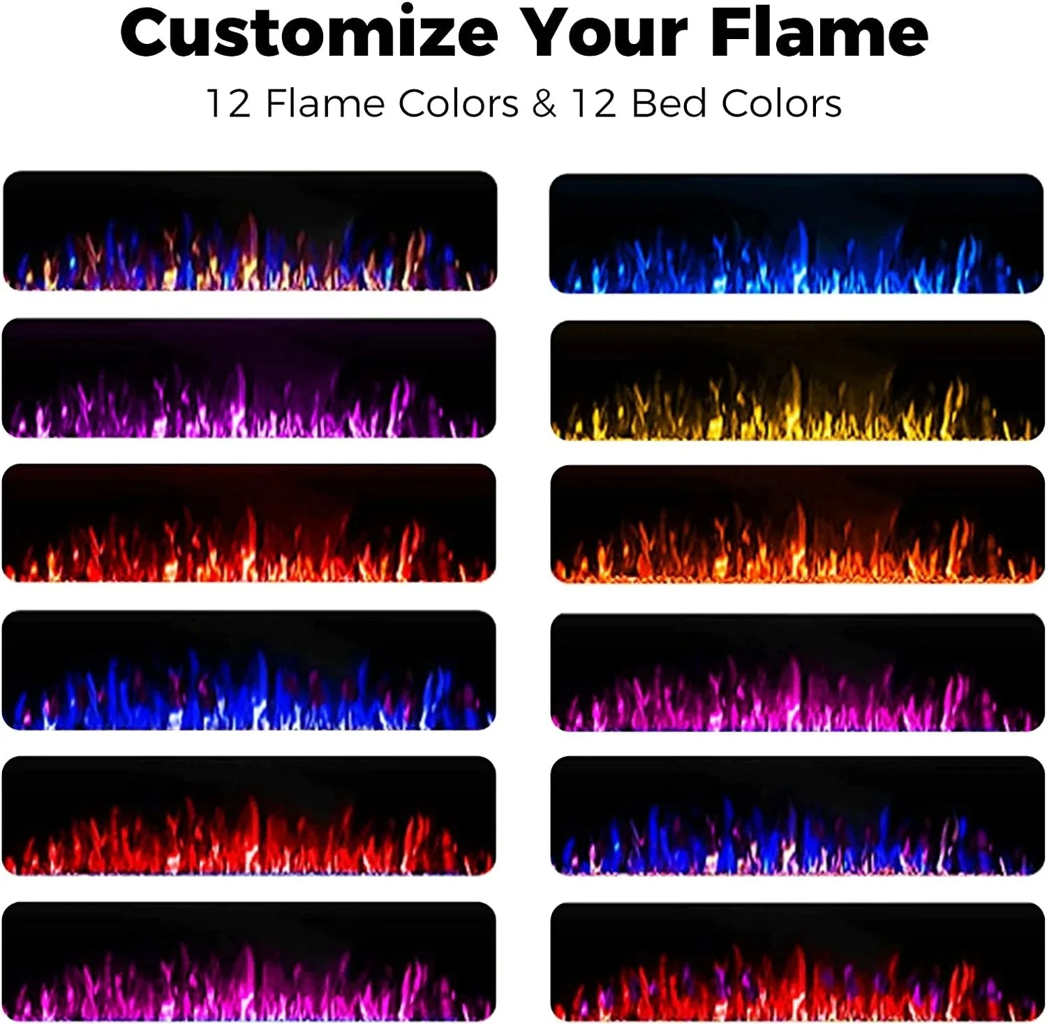 Electric Fireplace Recessed and Wall Mounted,830C3,836C3,842C3,850C3,860C3,868C3 - Image 32