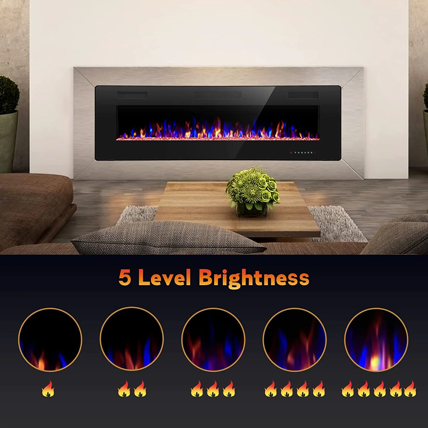 Electric Fireplace Recessed and Wall Mounted,830C3,836C3,842C3,850C3,860C3,868C3 - Image 33