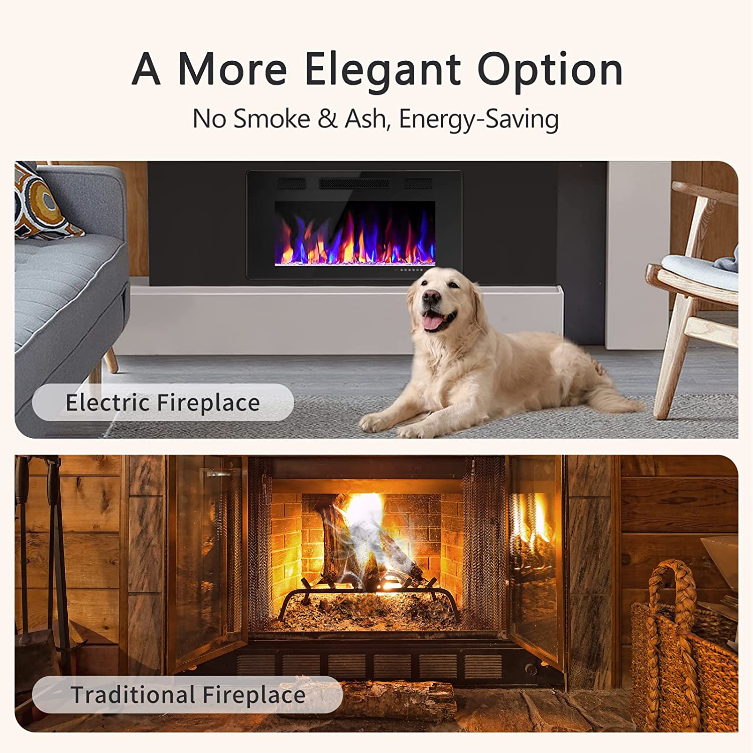 Electric Fireplace Recessed and Wall Mounted,830C3,836C3,842C3,850C3,860C3,868C3 - Image 42