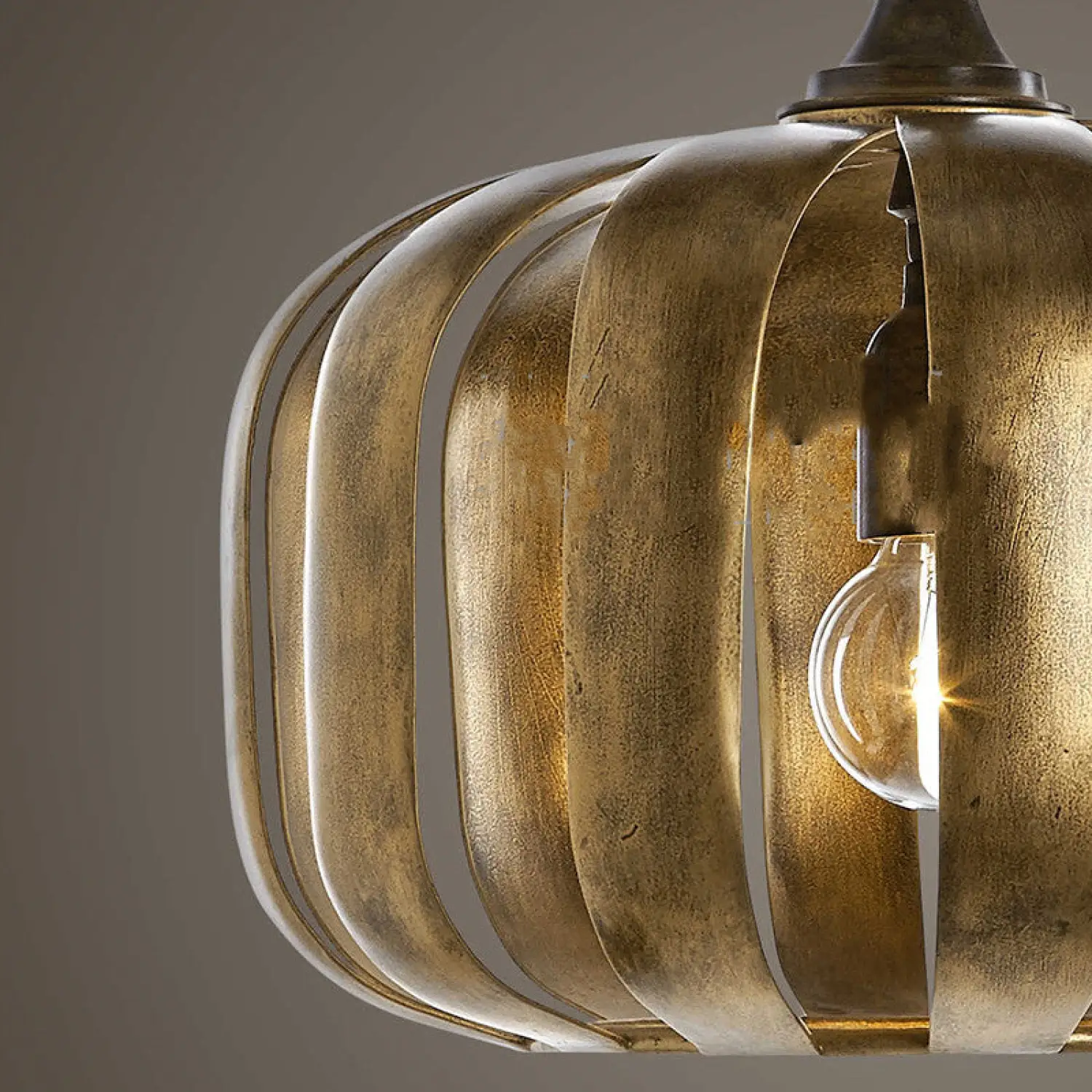 Elegant American Retro Chandelier for Living Room with Resin Lampshade - Image 3