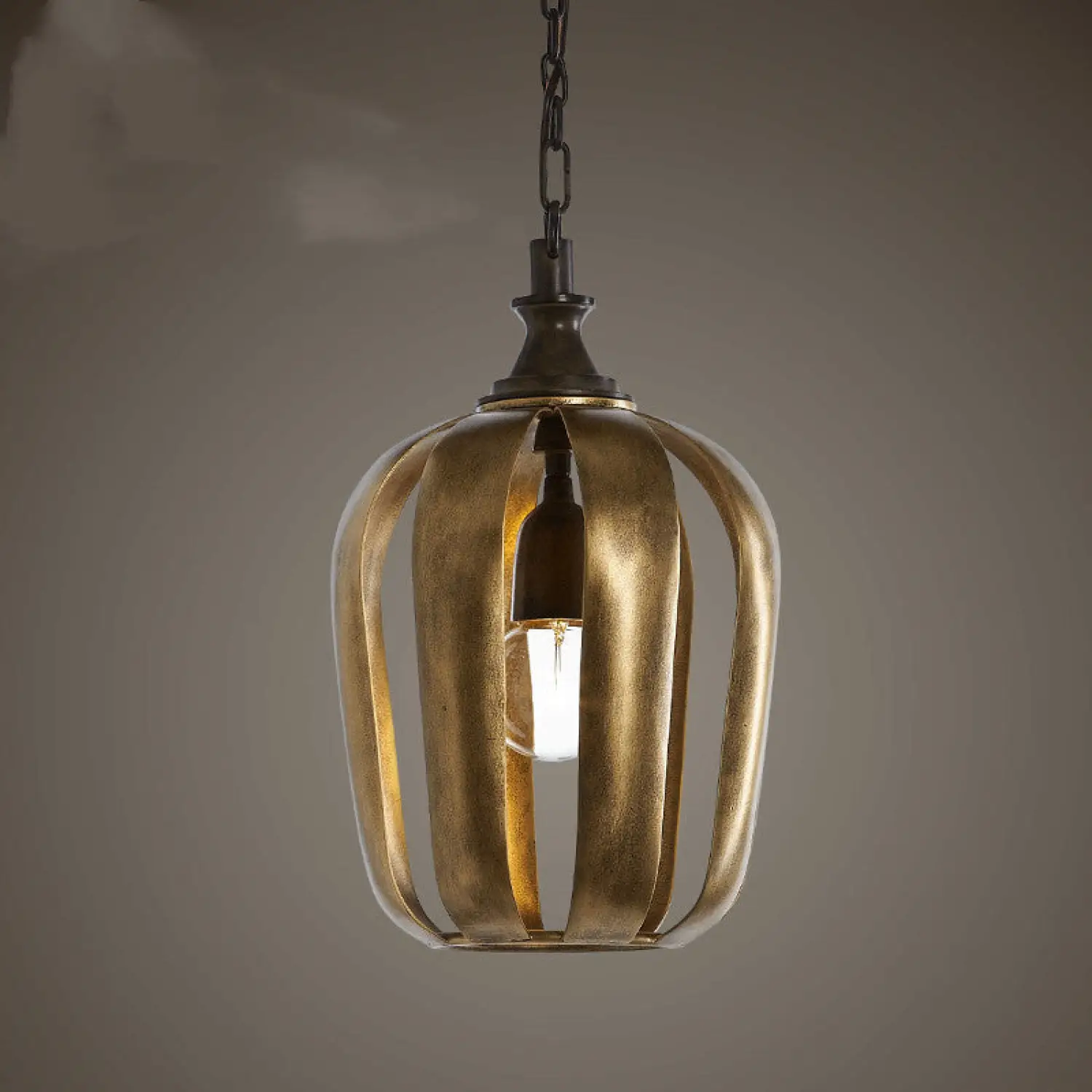 Elegant American Retro Chandelier for Living Room with Resin Lampshade - Image 6