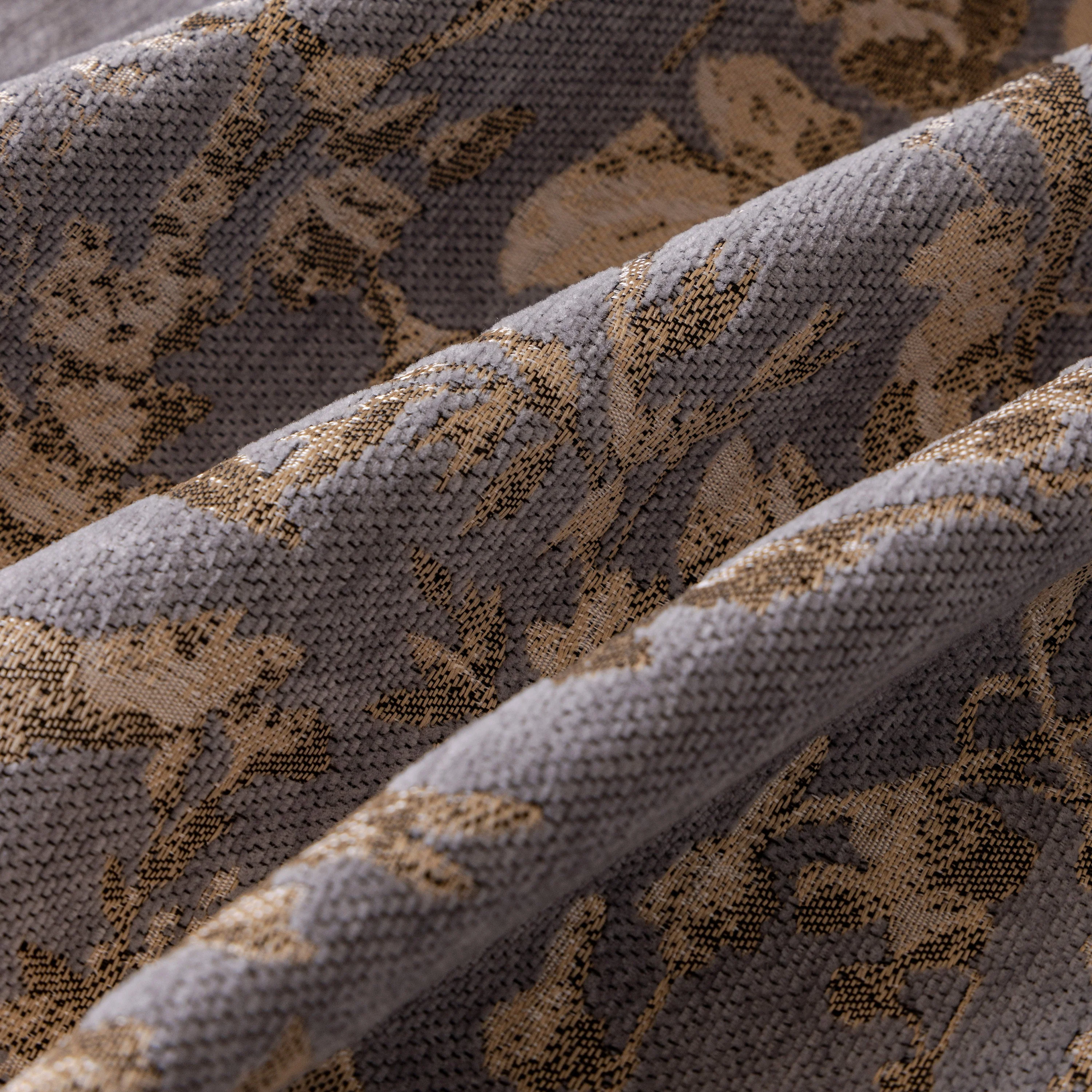 Elegant Botanical Sofa Cover with Pleated Tulle Skirt, Vintage Floral Couch Protector - Image 16