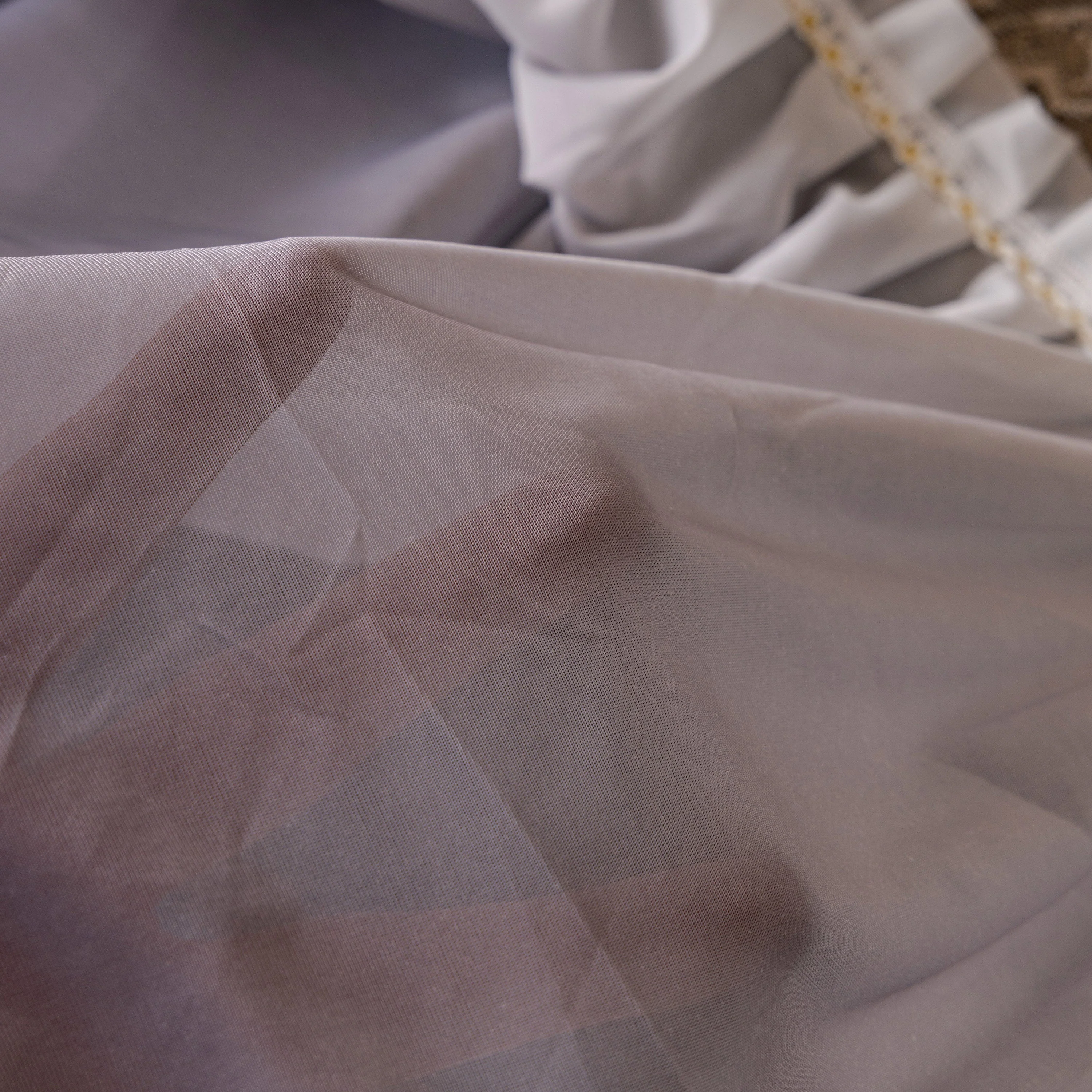 Elegant Botanical Sofa Cover with Pleated Tulle Skirt, Vintage Floral Couch Protector - Image 33