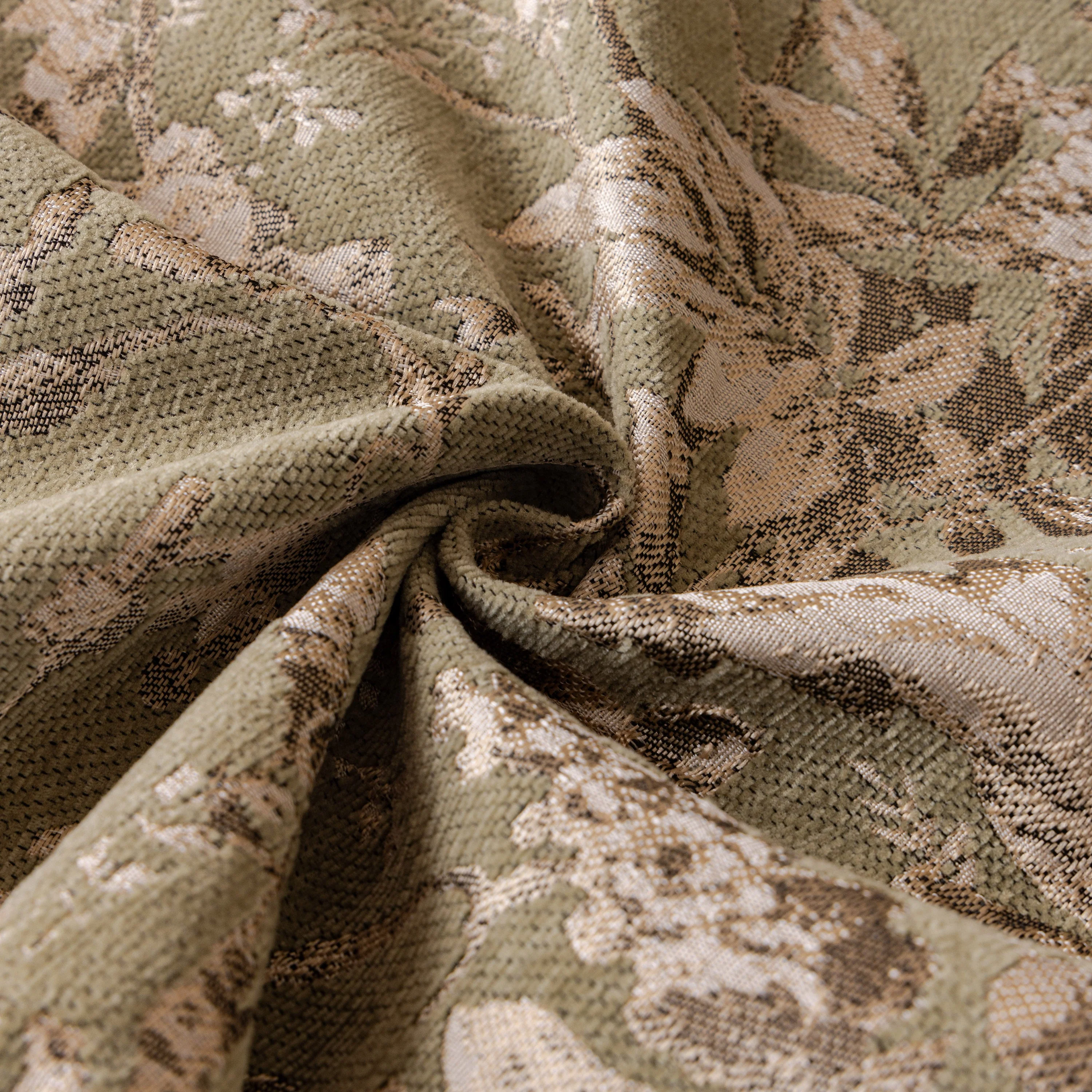 Elegant Botanical Sofa Cover with Pleated Tulle Skirt, Vintage Floral Couch Protector - Image 45