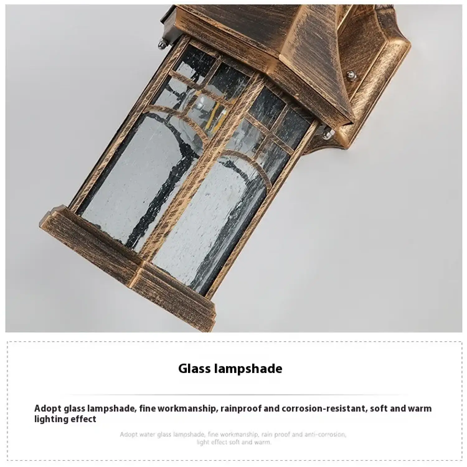 Elegant Sand Black Wall Lamp Decorative with LED and Bubble Glass Finish - Image 12